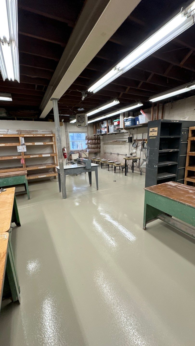 Art School Floor Project in Pittsburgh by Floors in a Day, Inc