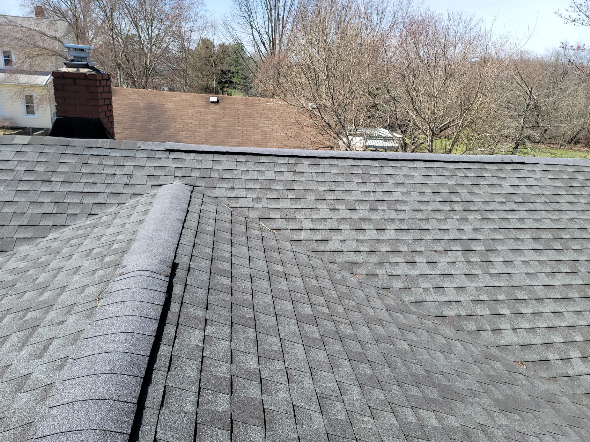 Atlas Pinnacle, Black Shadow, Drip Edge, Color, White by Eagle Eye Roofing