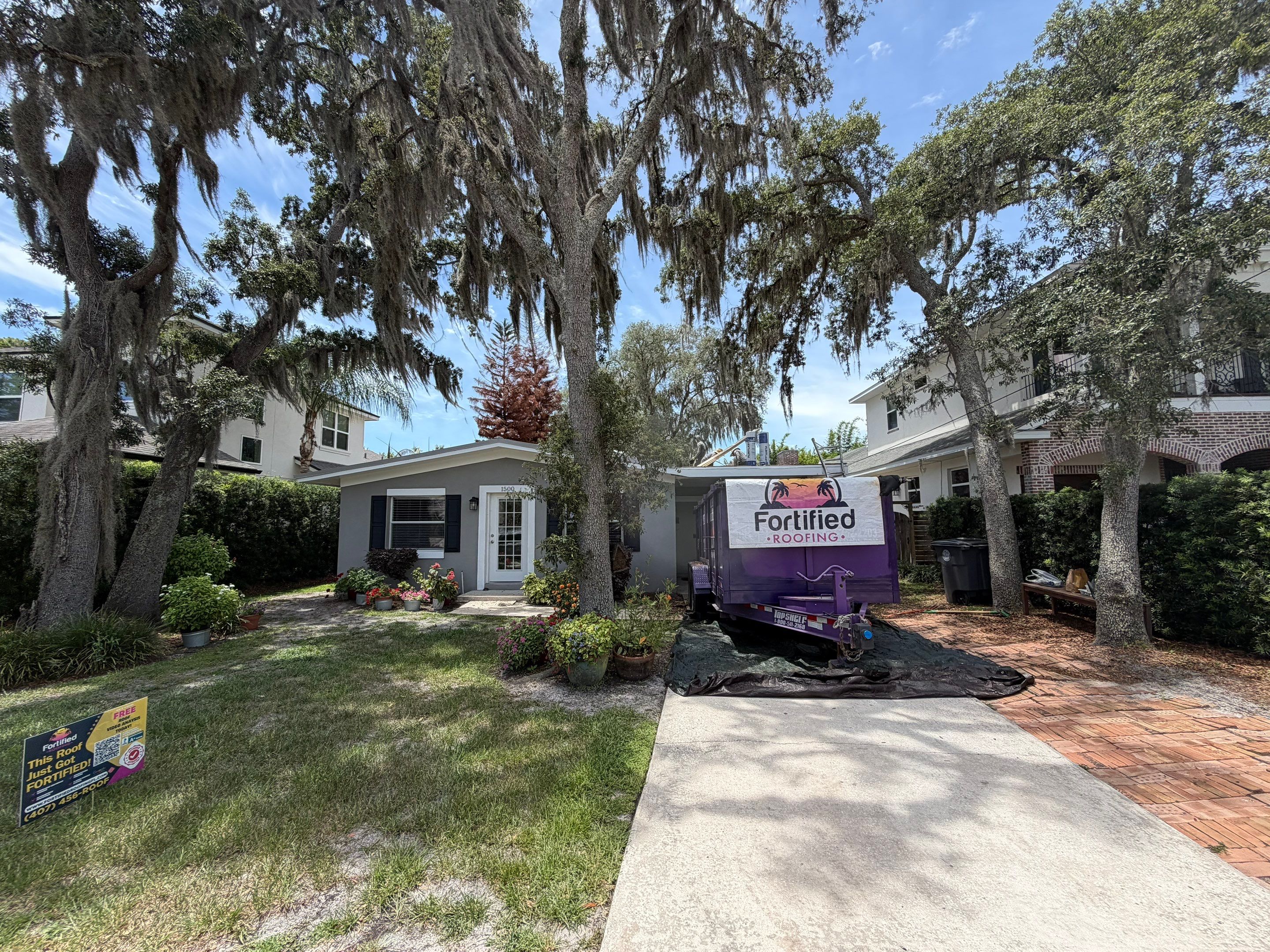 Residential Fortified Roof Replacement and Fascia Repair in Winter Park by Fortified Roofing Solutions Corp.