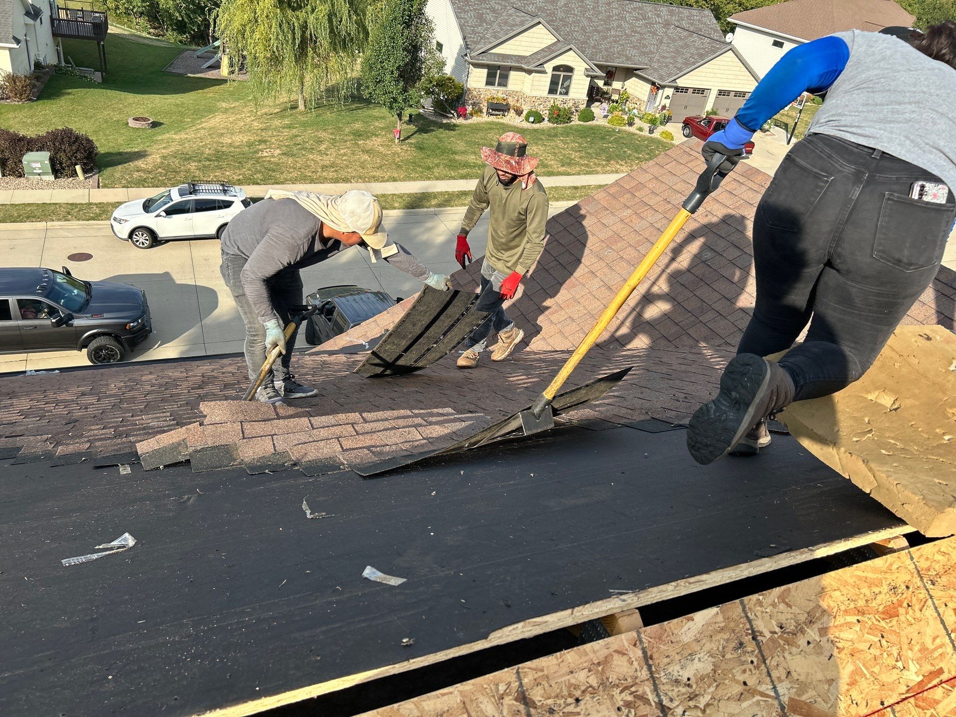 Residential Roofing Installation using CertainTeed Landmark Shingles by KRC Roofing And Siding