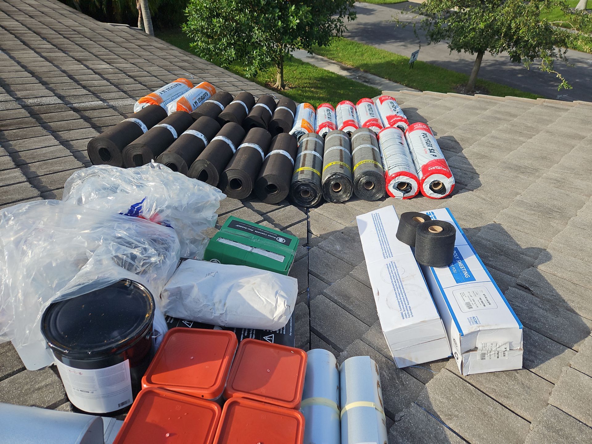 Residential Roofing Installation using 1" Nail strip metal roof by BLUES BROTHERS ROOFING