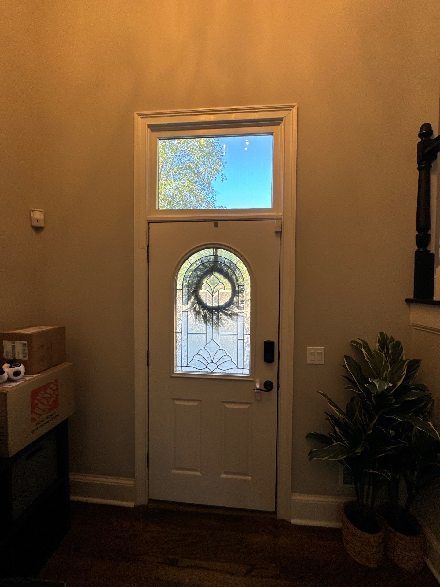 Atlanta Exterior Refresh Featuring Wood Privacy Fence and Door Painting by Swift Home Renovations