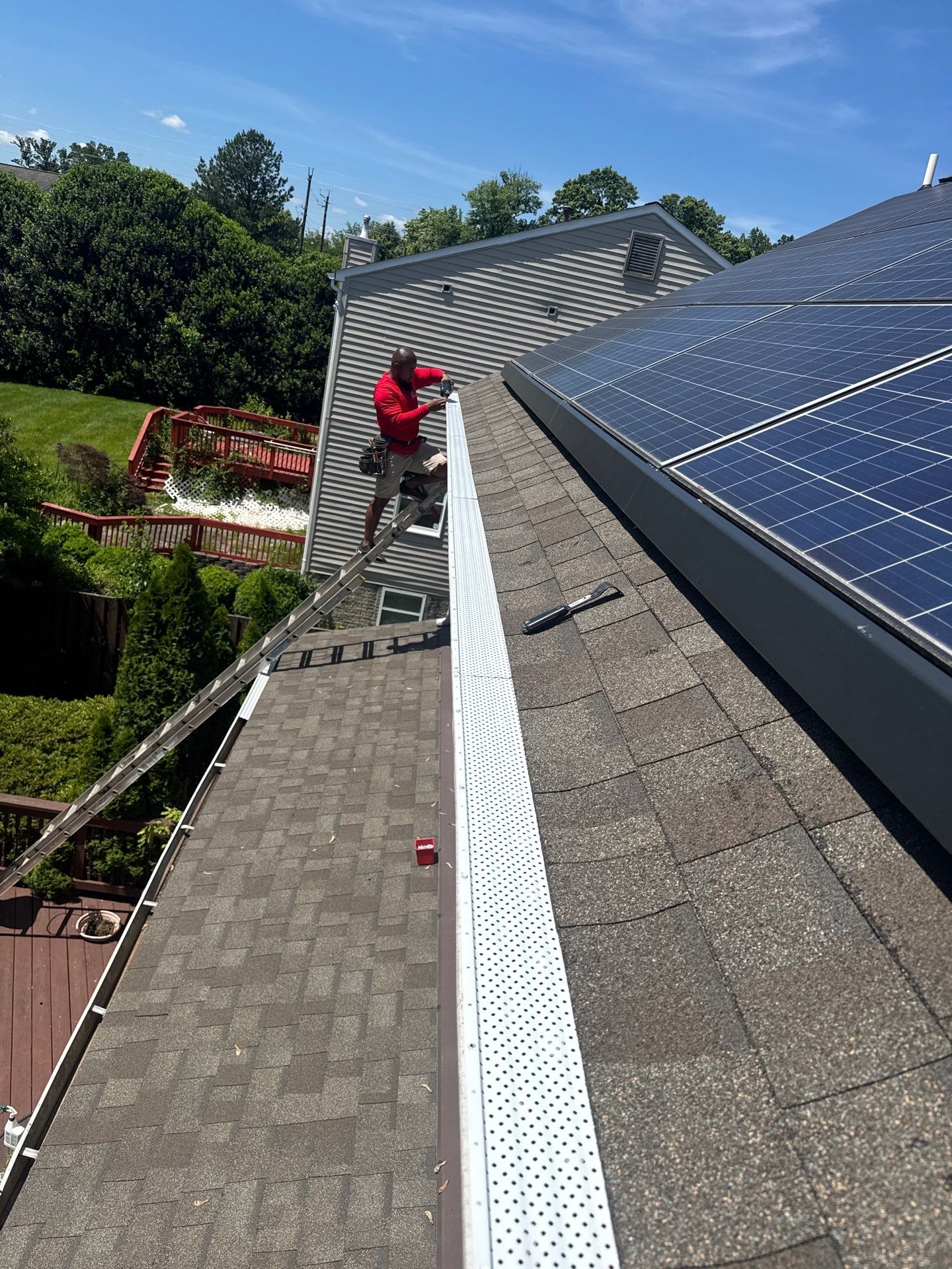 New Gutter guard  by Alpha Design Services
