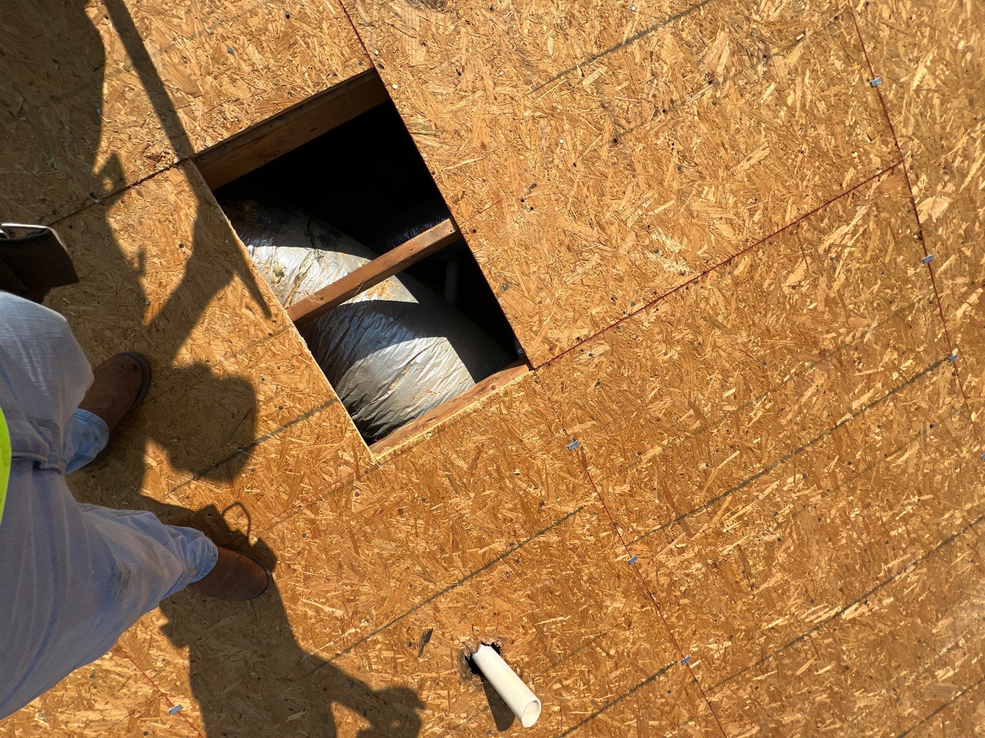 Residential Roofing Installation using Owen's Corning Duration (Lifetime) Shingles by Roof Repair Company