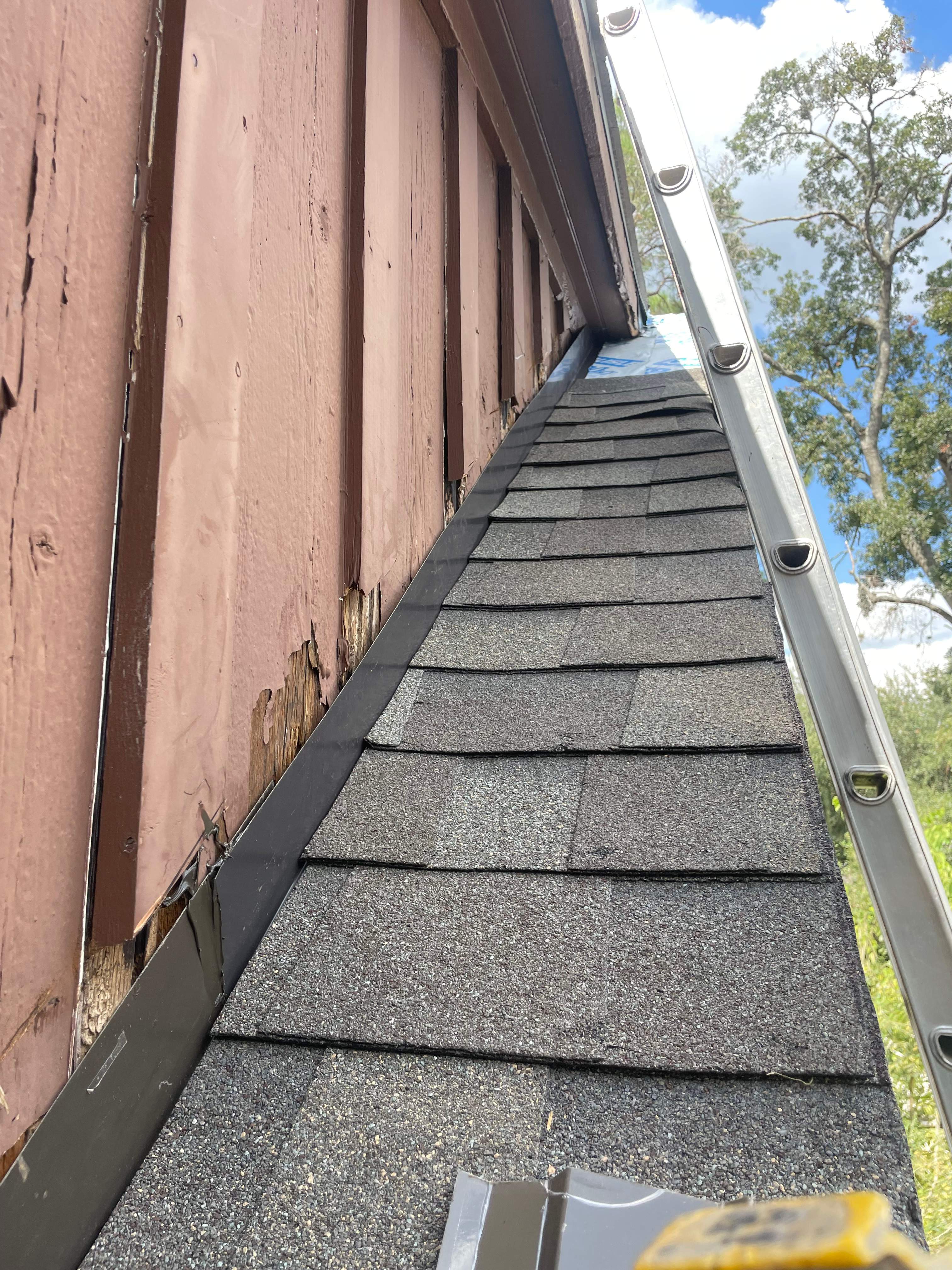 Counter Flashing Install by Associates Roofing Unlimited
