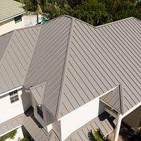 .040 Aluminum 1.5" Mechanical Seam Slate Gray 