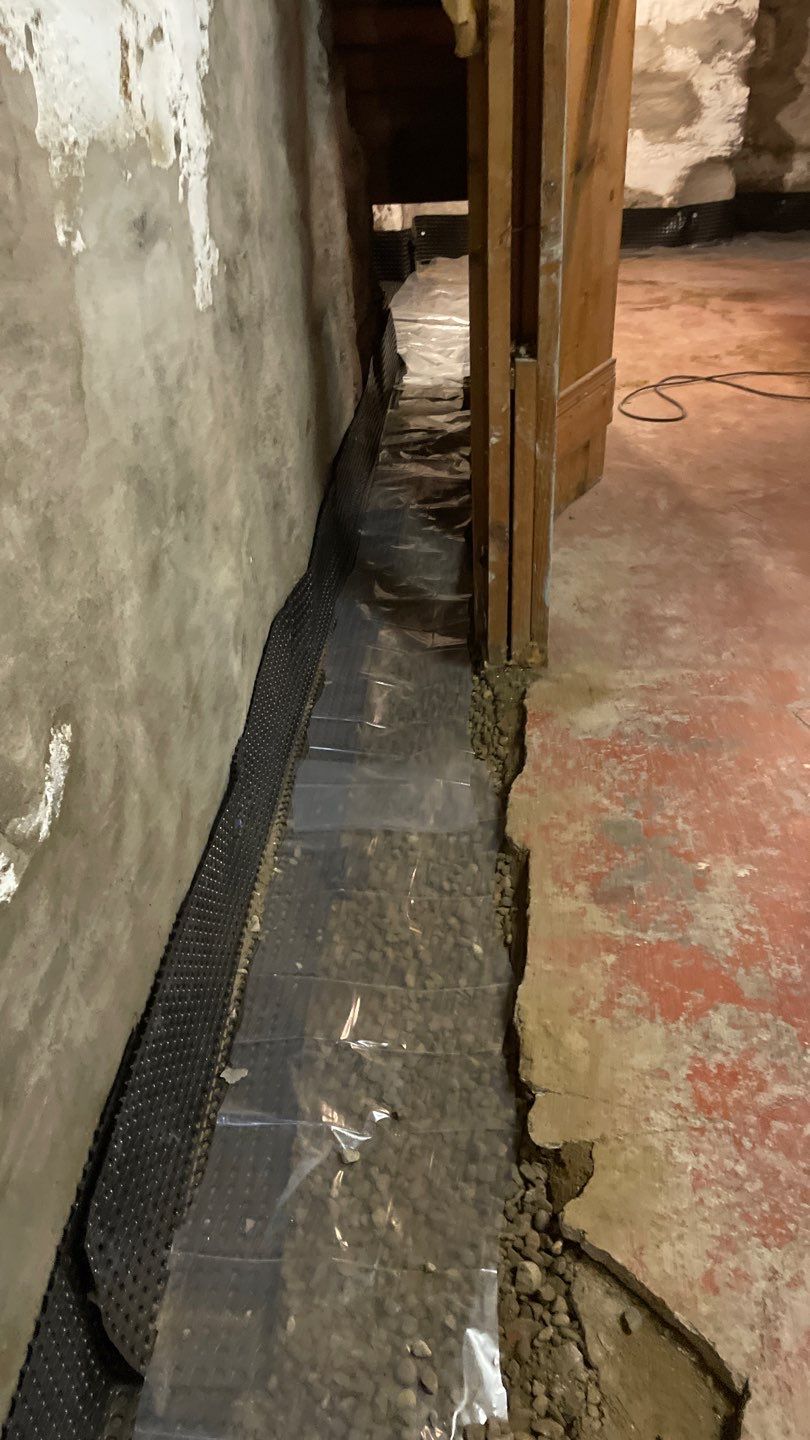 Full Basement Fix for Steve and Lisa by Waterproofing Northeast