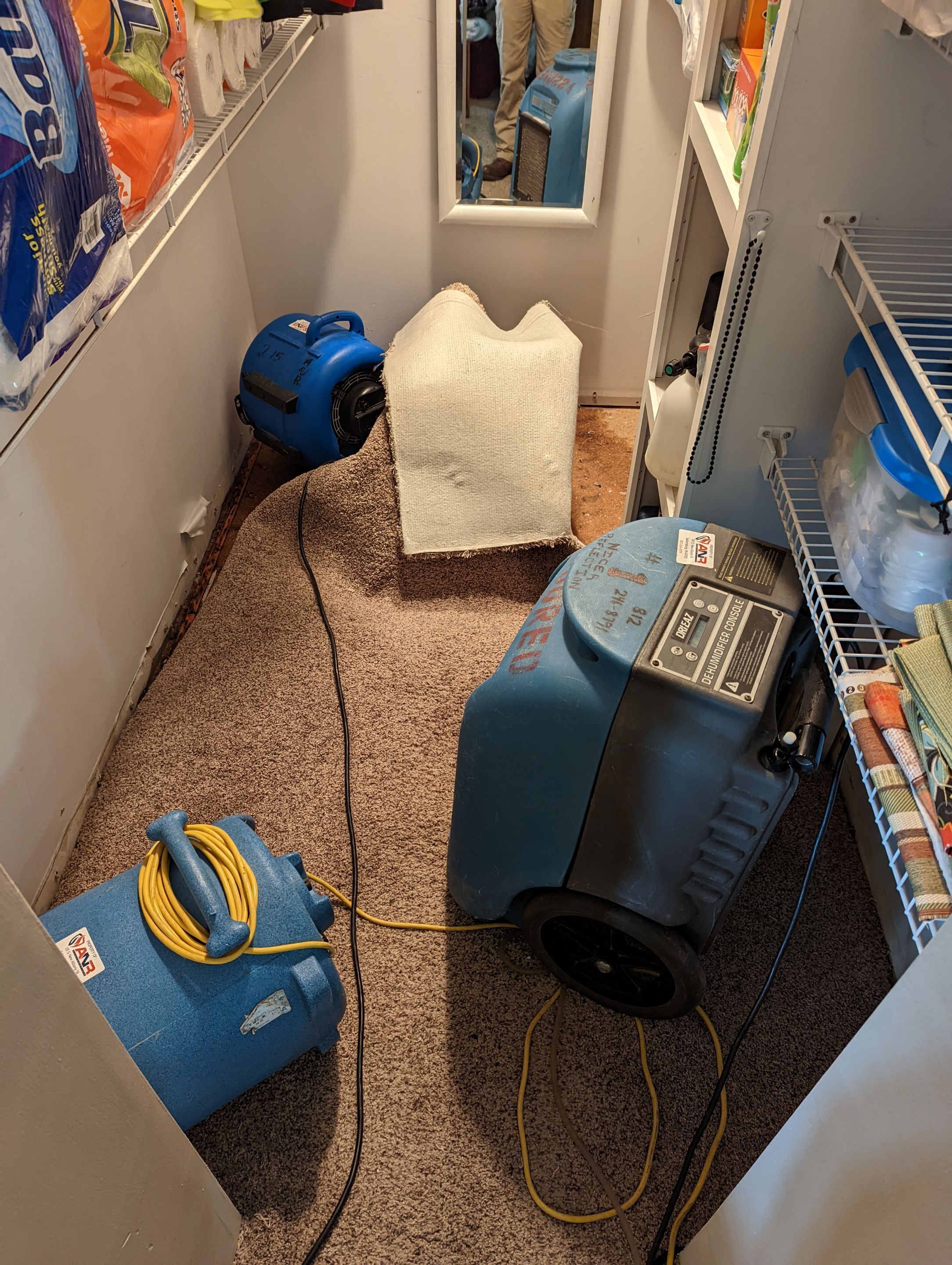 Water Mitigation, Mold Remediation and Repairs of Home in Memphis, IN by ANR Restoration