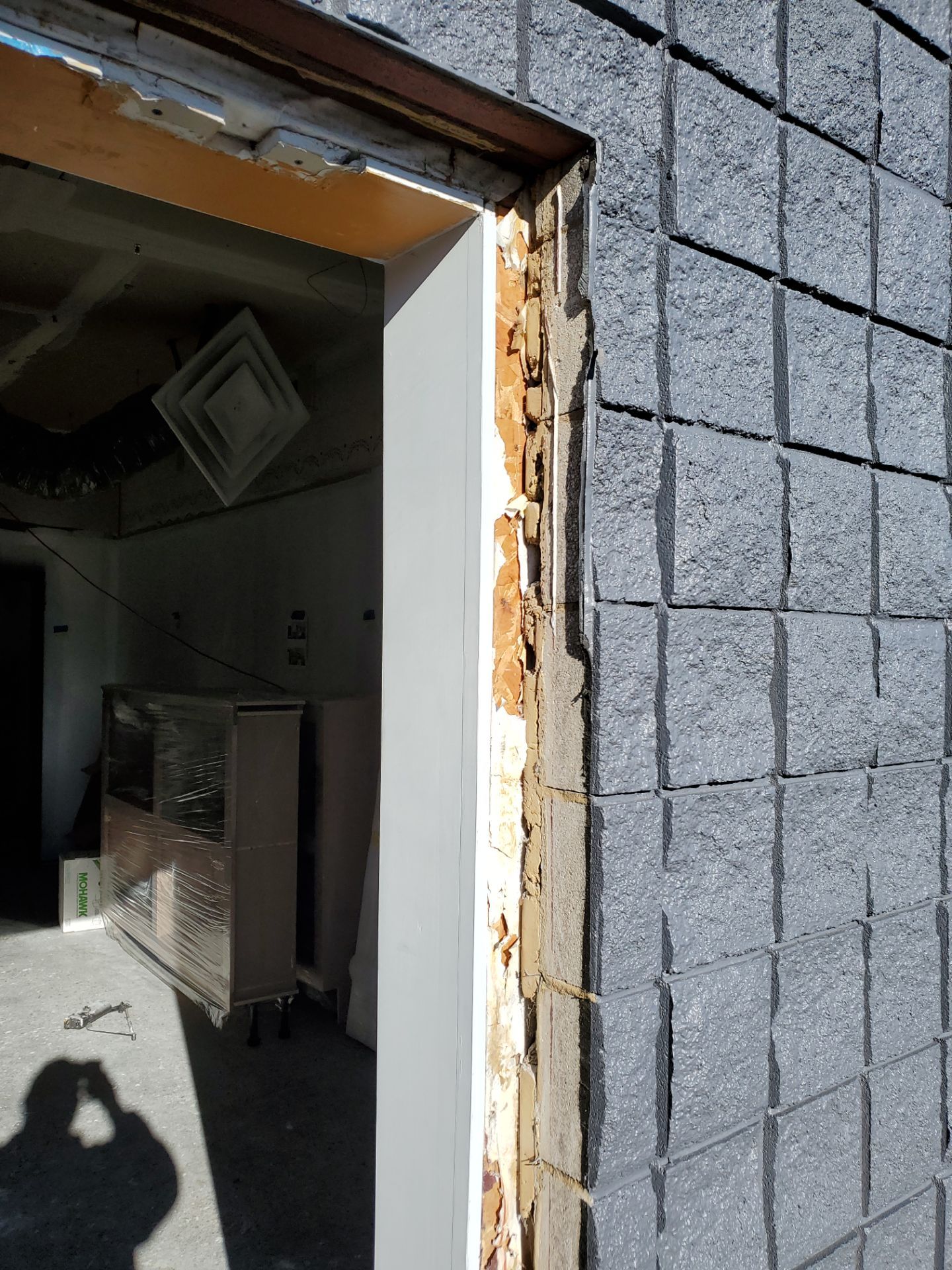 Removal and Installation of Security Door by FBH Architectural Security