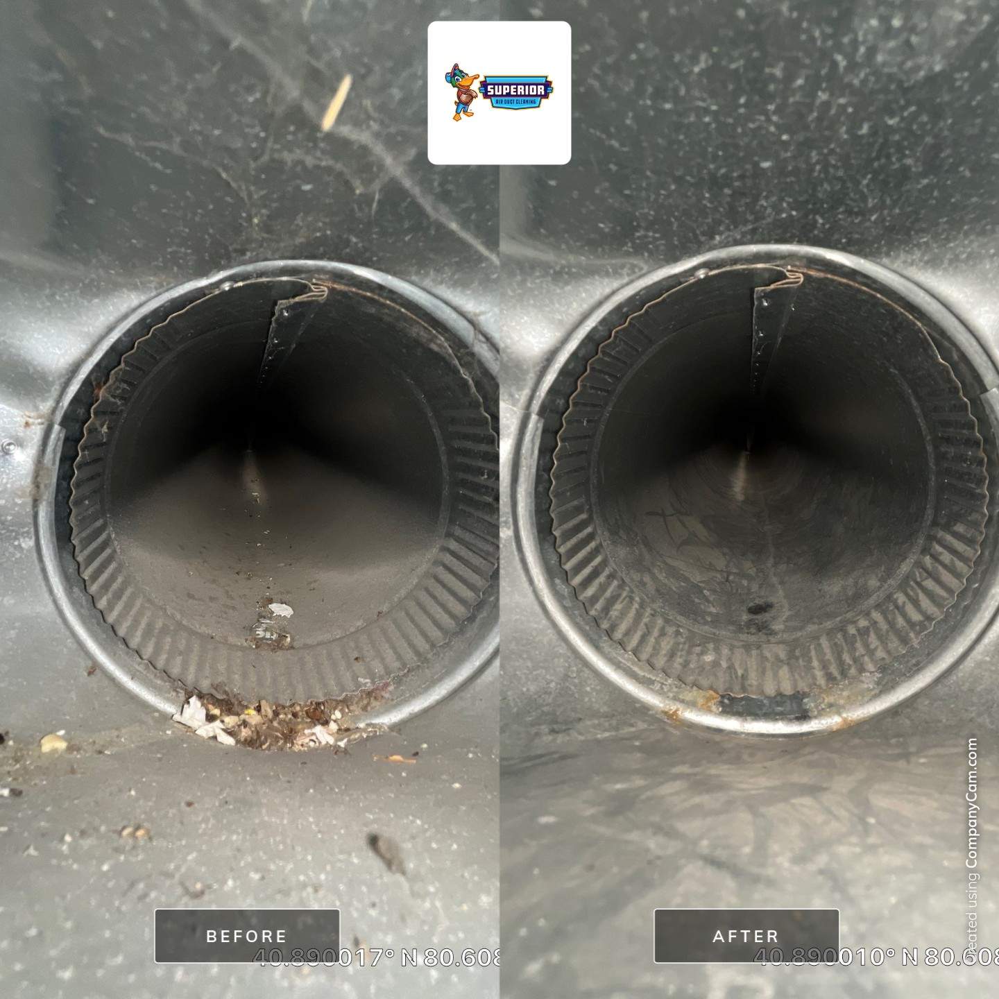 Air Duct Cleaning With a Vacuum Truck in New Waterford, OH by Superior Air Duct Cleaning
