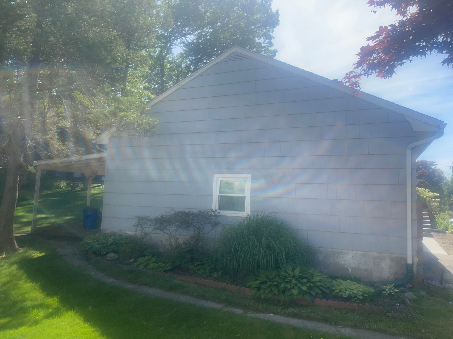 Siding Installation using CertainTeed Monogram Vinyl Siding - D4 - Granite Gray by A Plus Exterior