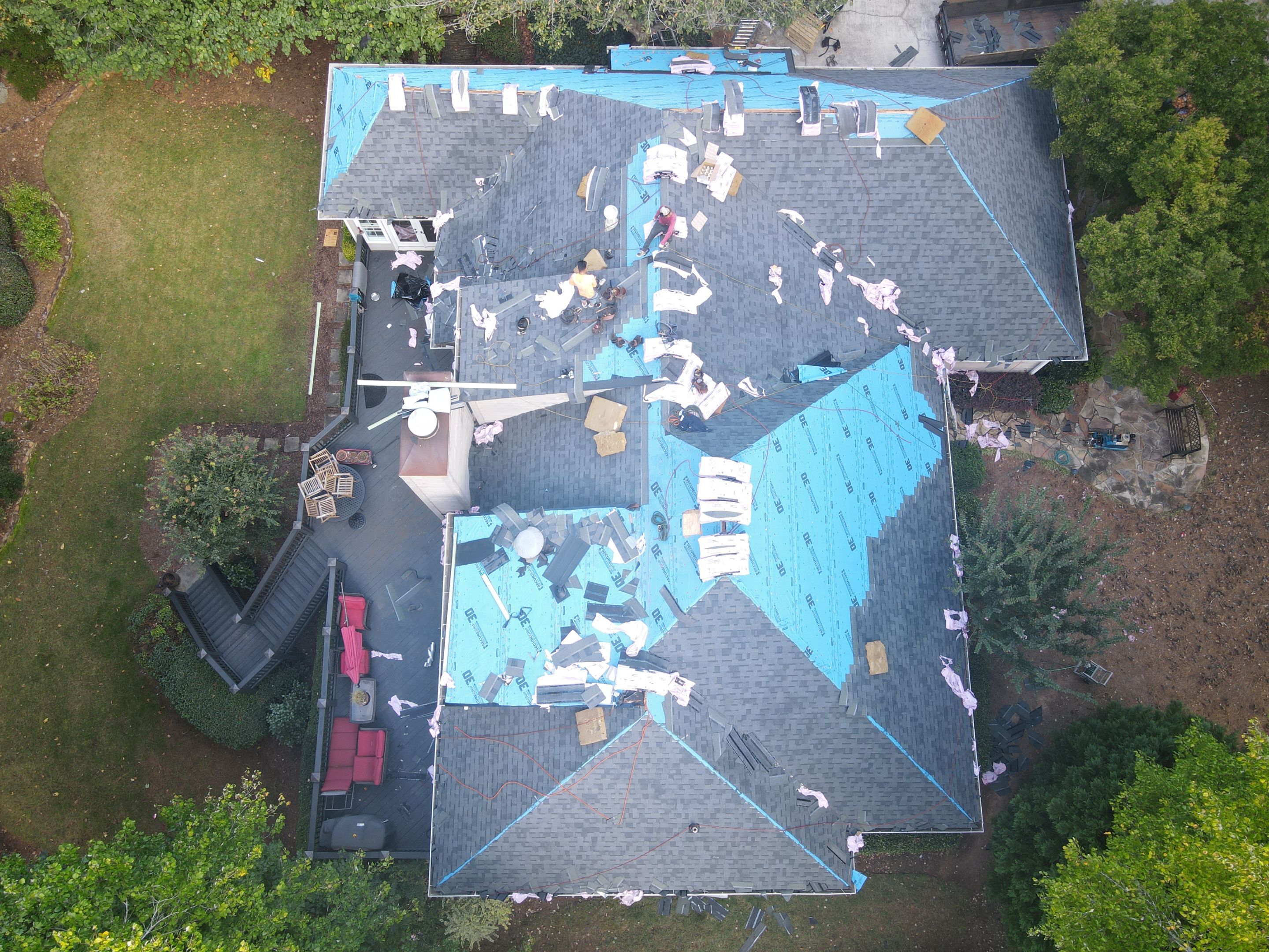 Residential Roofing Installation using Owens Corning by Inspector Roofing and Restoration