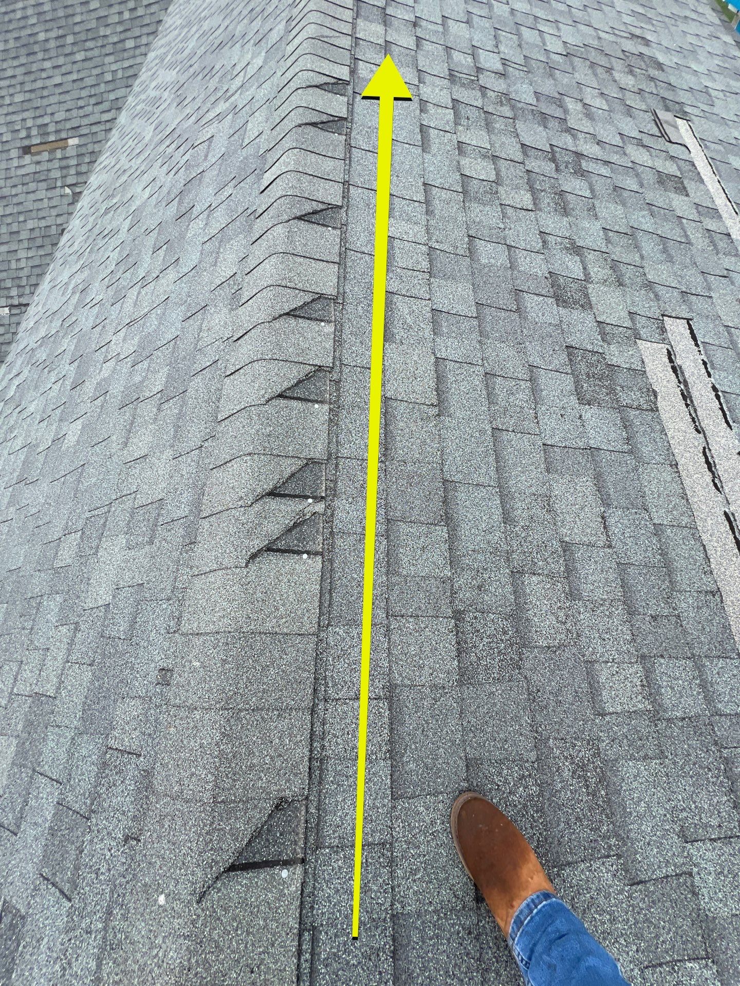 Hail Damage using Owen's Corning Duration (Lifetime) Shingles by Roof Repair Company