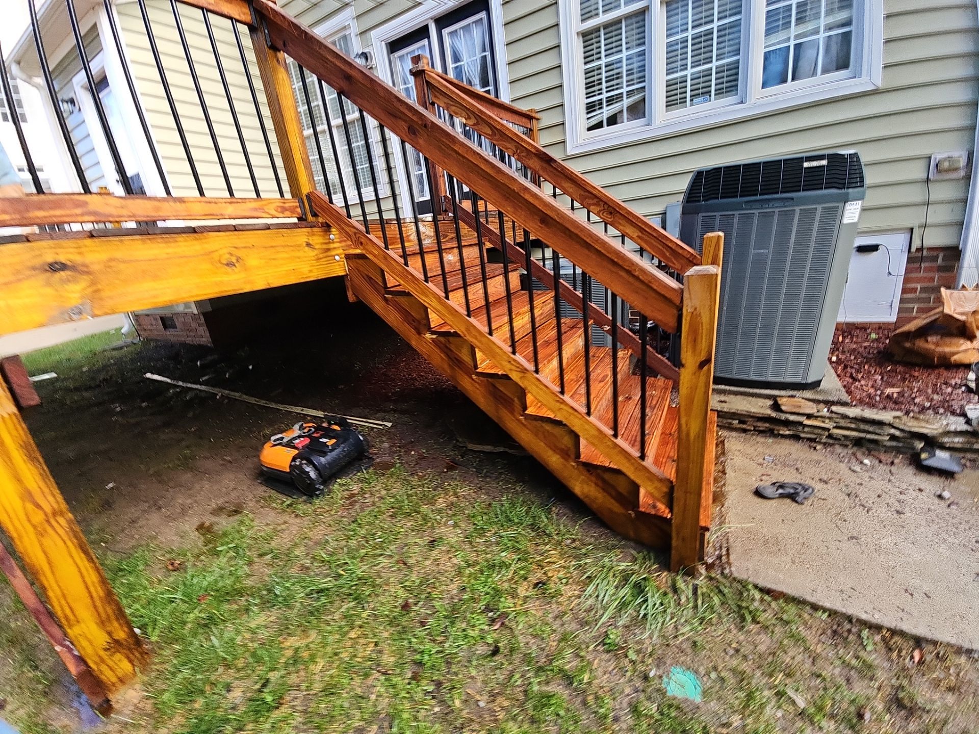 Weathered Deck using Wood Sealant by DuraSeal