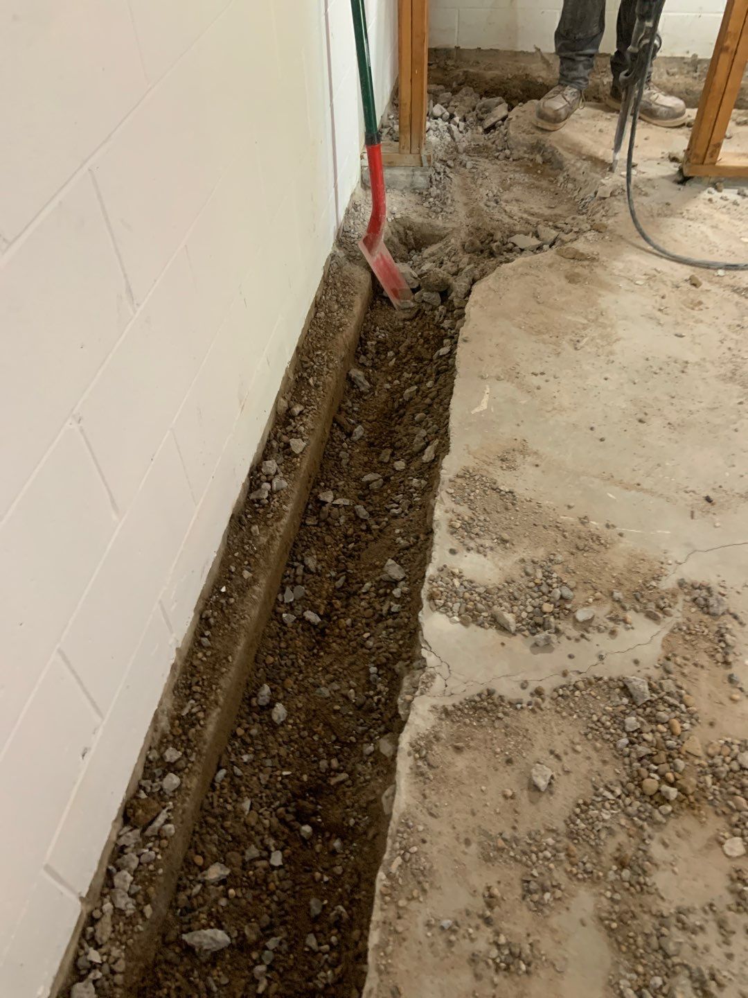 Correcting an Improper Installation for Alan in Chanhassen by Waterproofing Northeast