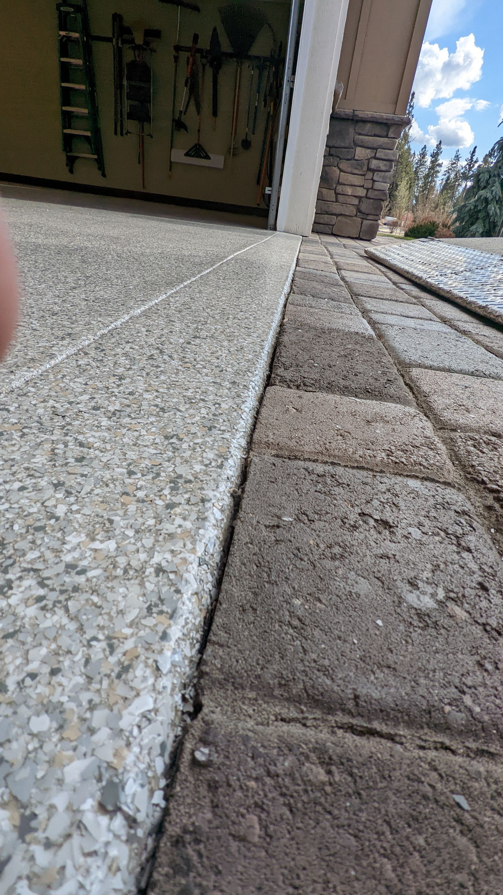 Garage Transformation using Mt Everest by Croc Coatings, LLC