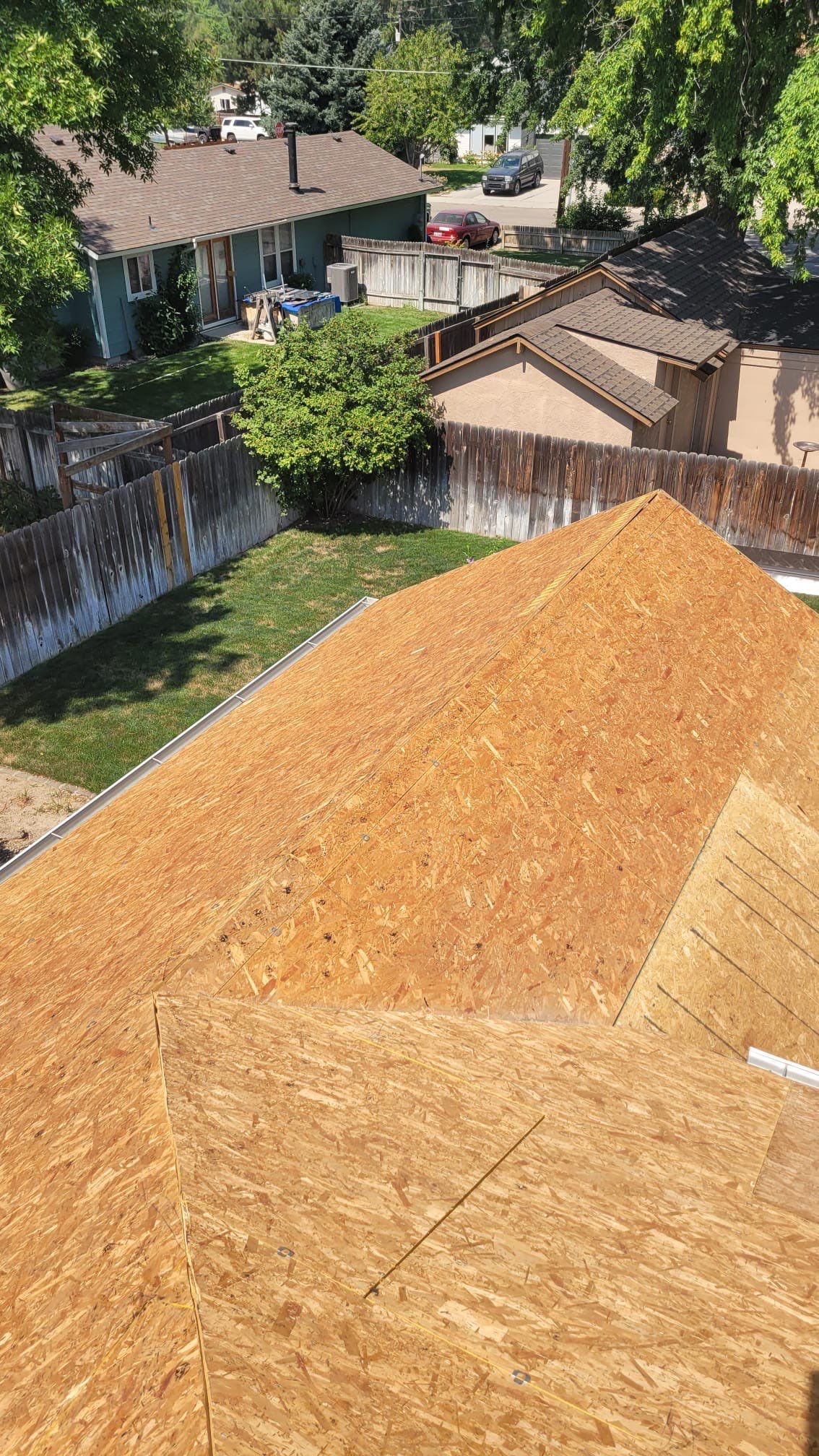 Residential Roof Replacement and Decking Repair in Boise by Olive Roofing