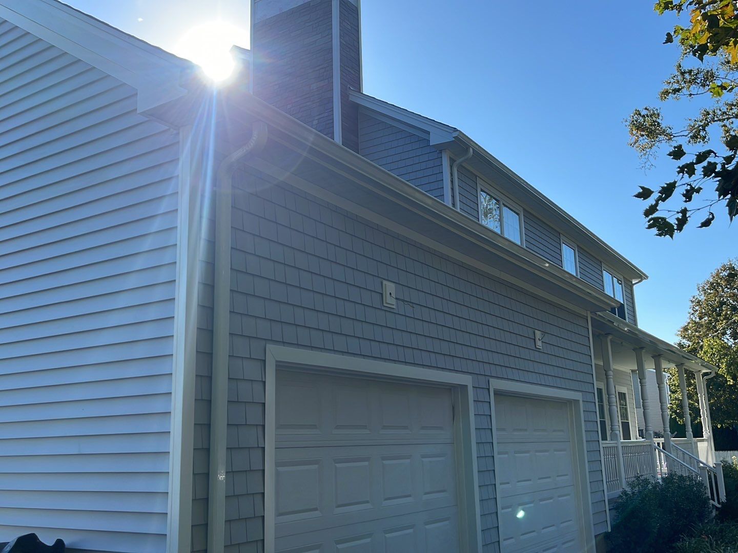 Siding Installation using Certainteed Cedar Impressions Sterling Gray by A Plus Exterior