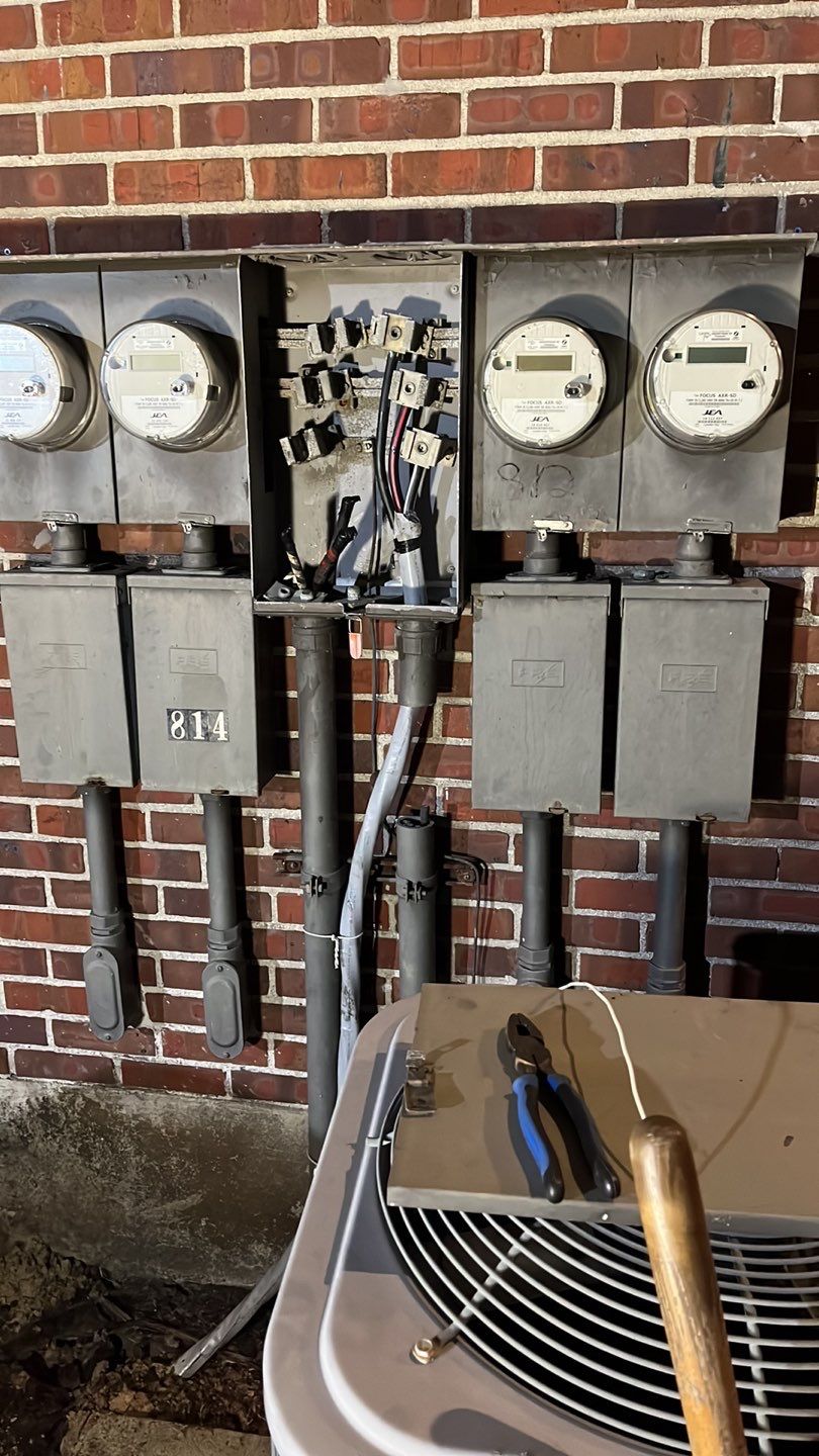 4 Gang Meter Center Replacement by JaxPowerPro