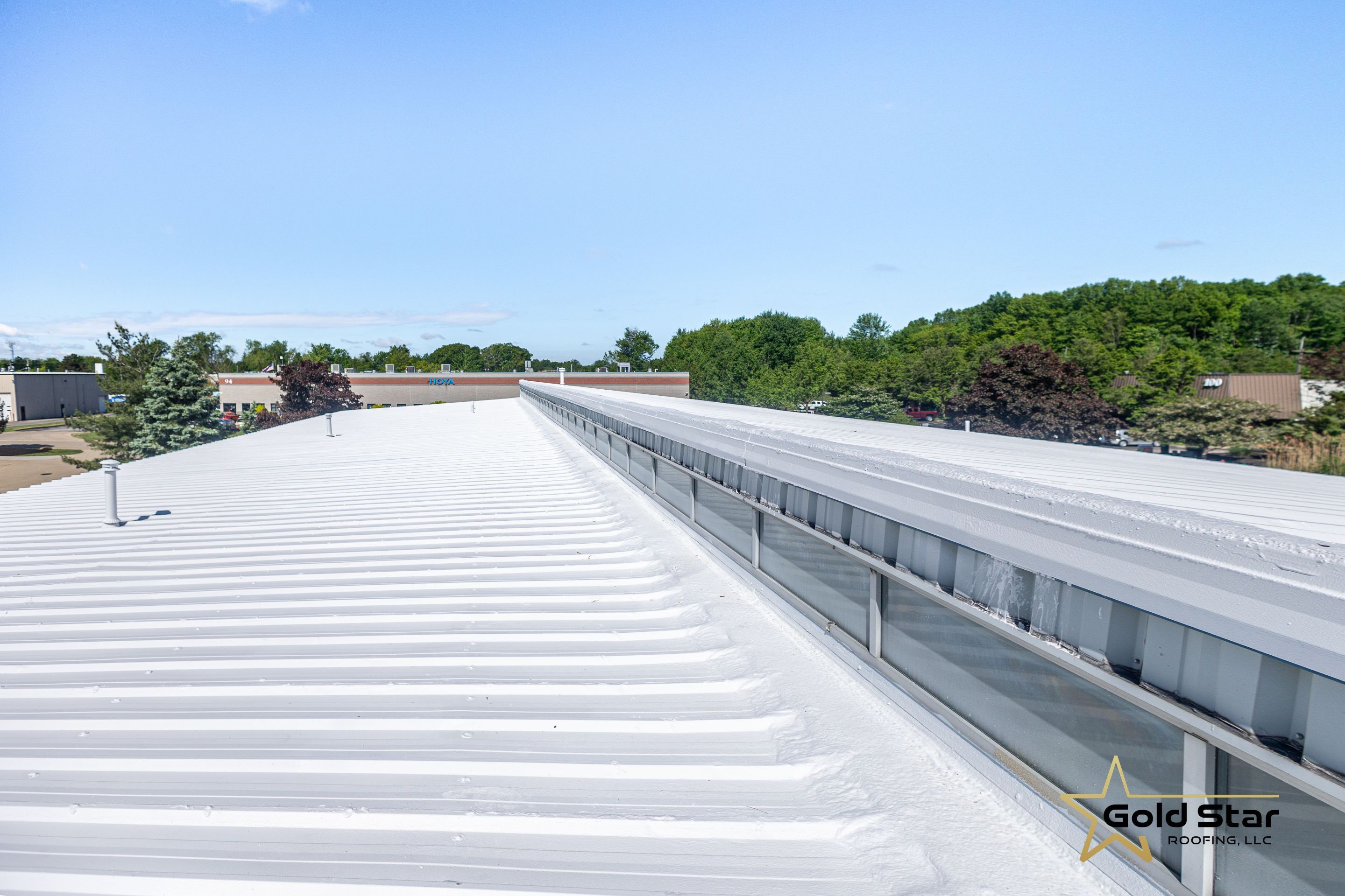Berea Ohio Metal Roof Coating by Gold Star Roofing LLC 