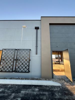 Downspout Installation using collector head in Cape Coral FL