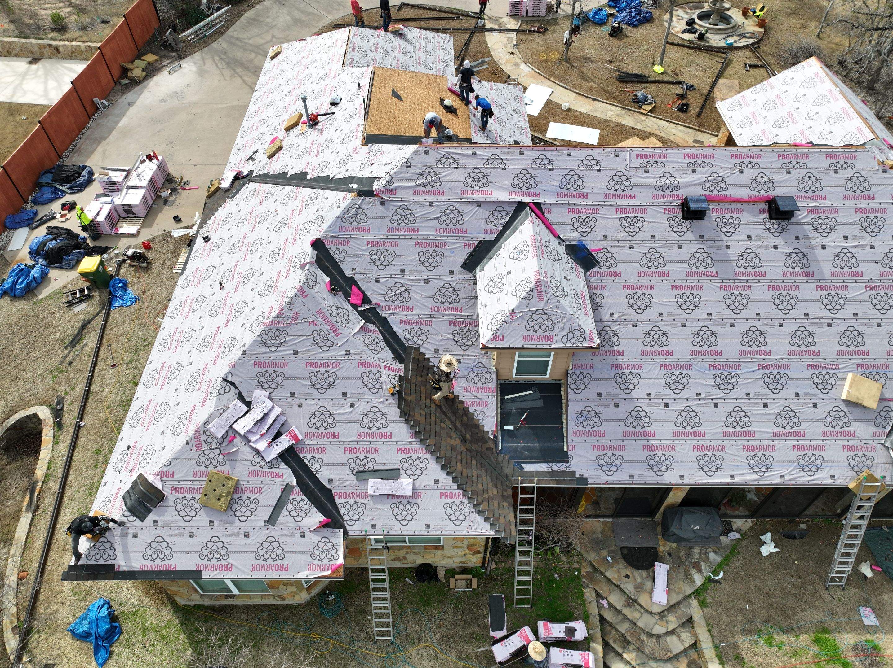 Residential Roofing Installation using Owens Corning Duration by Becker Roofing and Exteriors