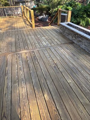 Wood Deck using Wood Sealant