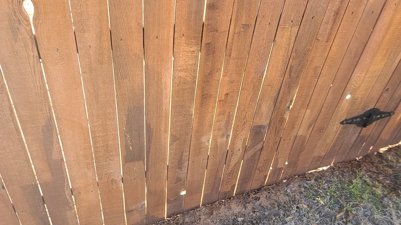 Cedar Privacy Fence Restoration and Roof Inspection in Leander by Caliber Restoration LLC
