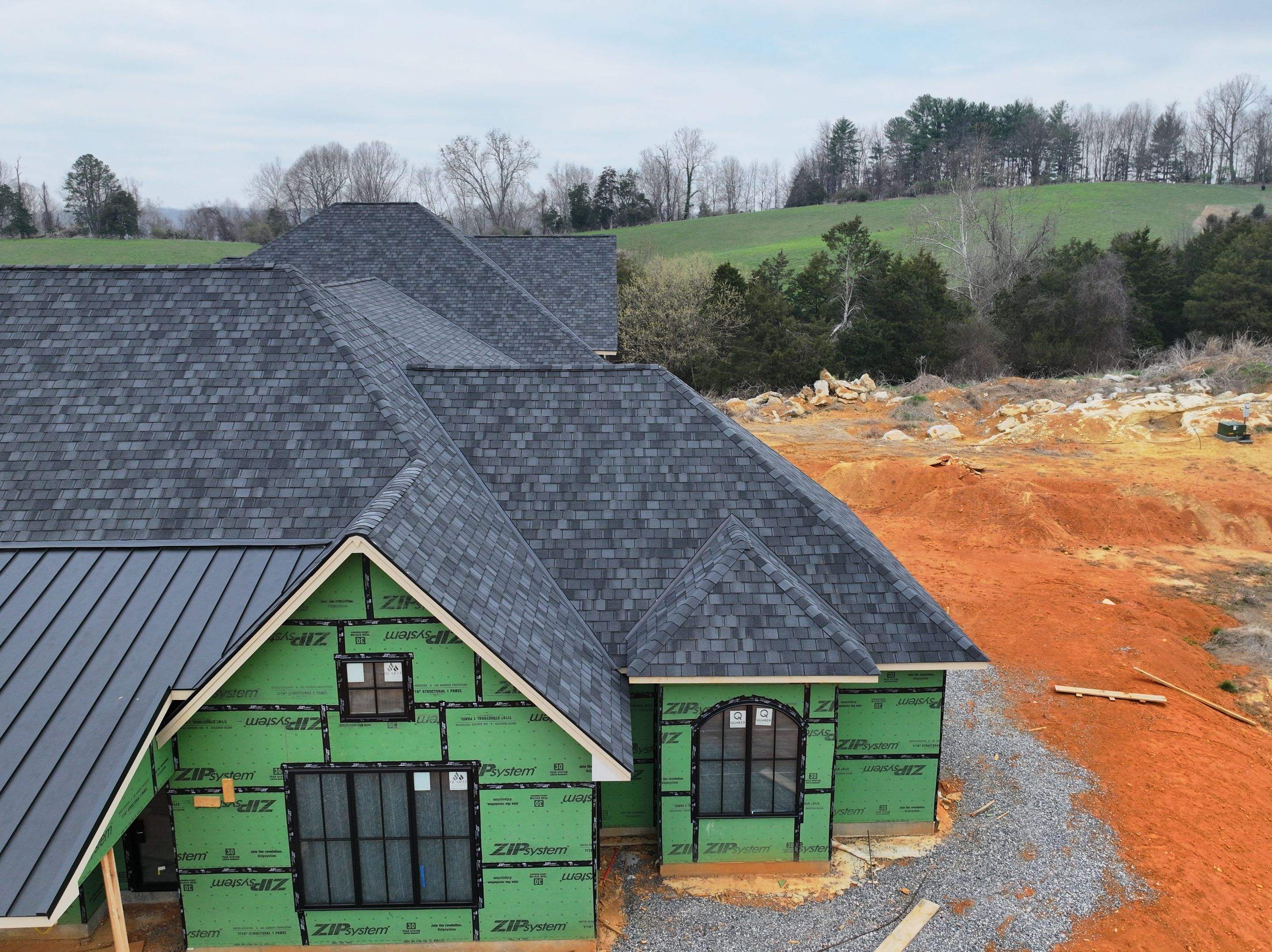Lake Road New Construction - Belmont by Omnia Roofing