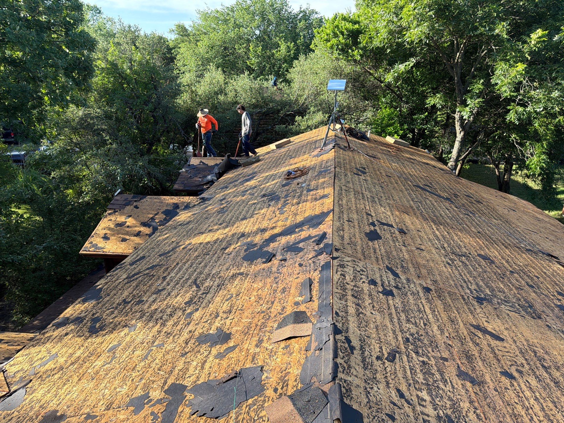 Fort Worth Log Home Roof Replacement and Gutter System Service by Performance 1 Roofing