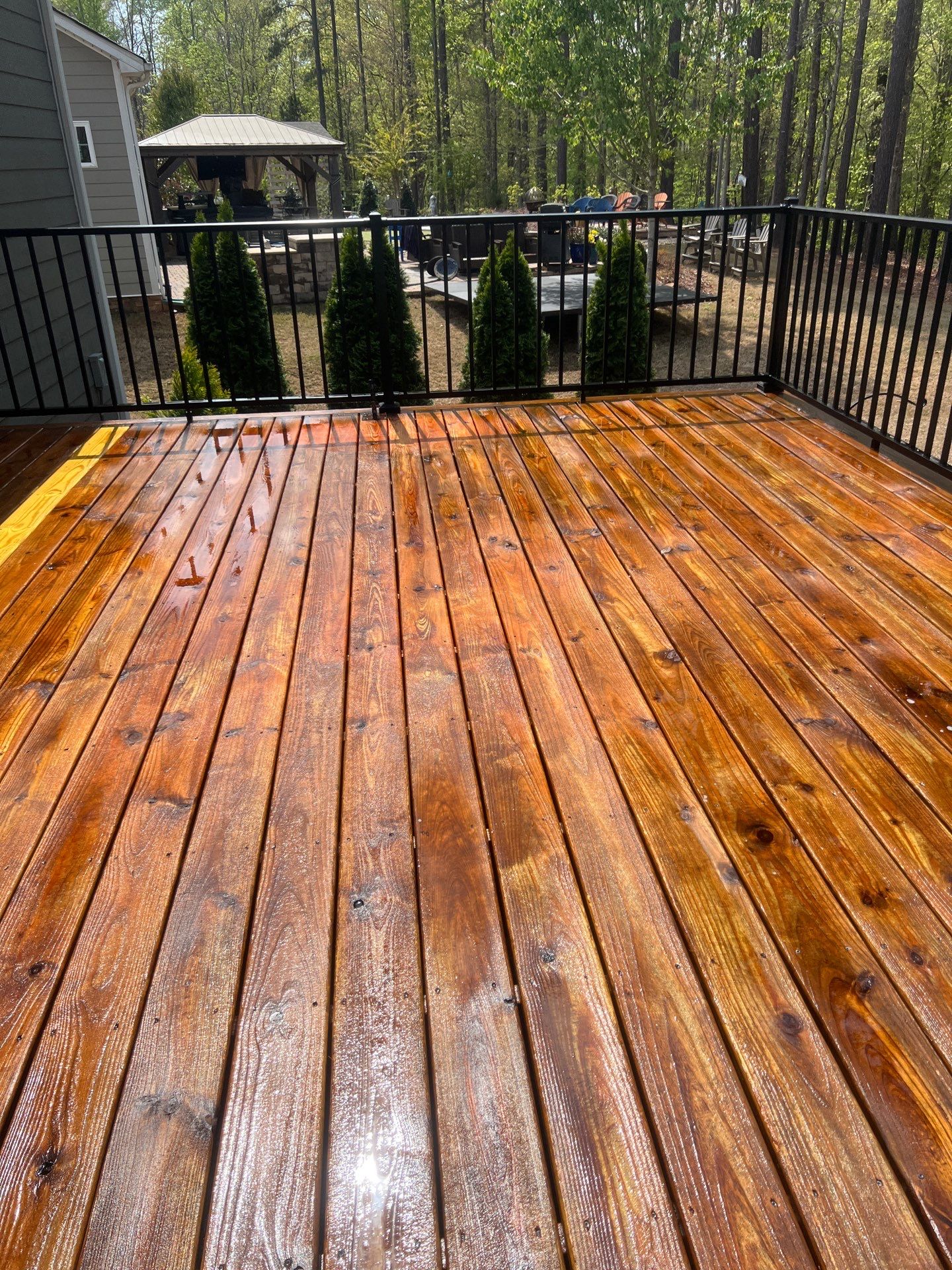 Weathered Deck using Wood Sealant by DuraSeal