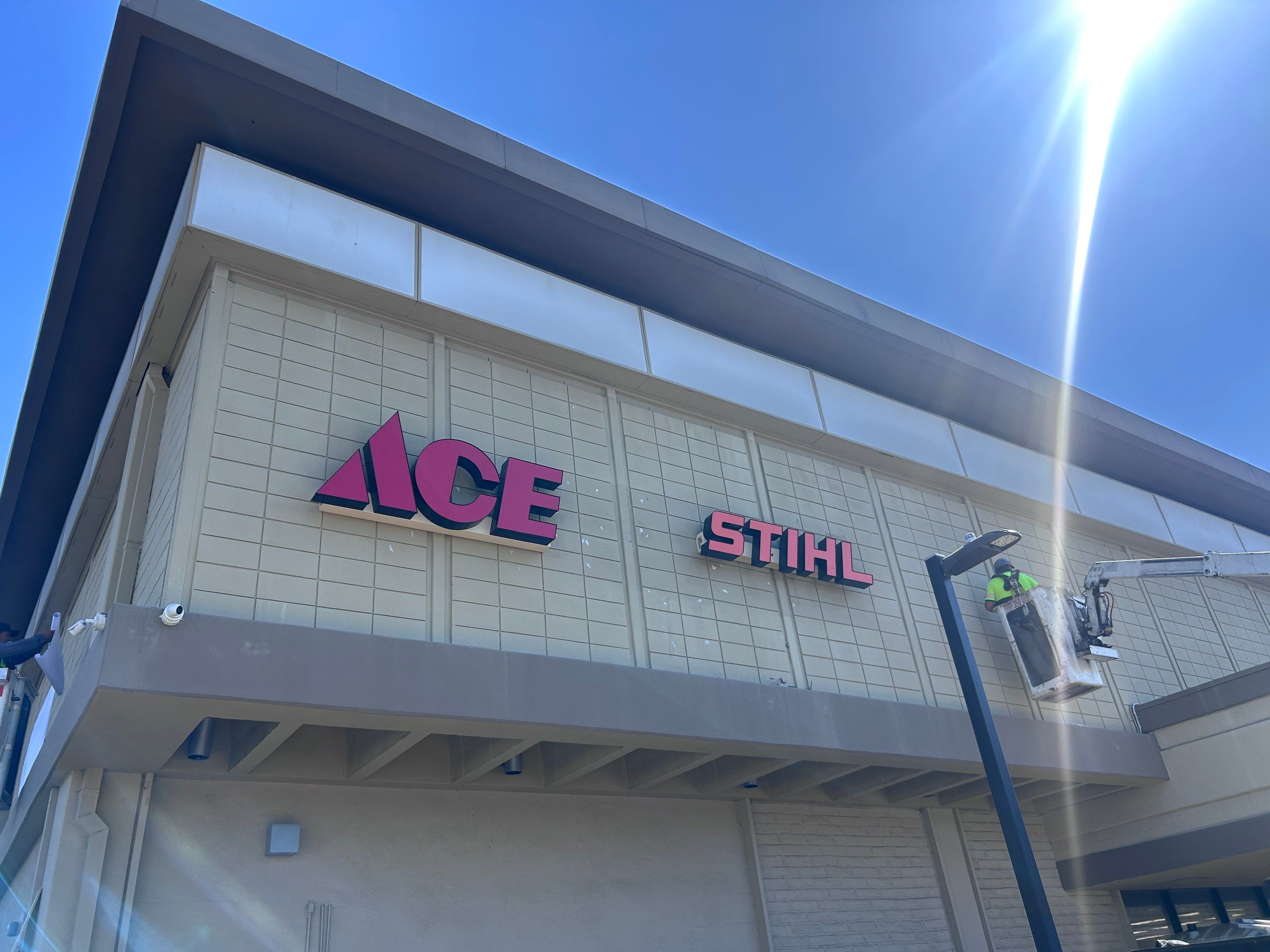 Project in Redlands by Golden State Signs