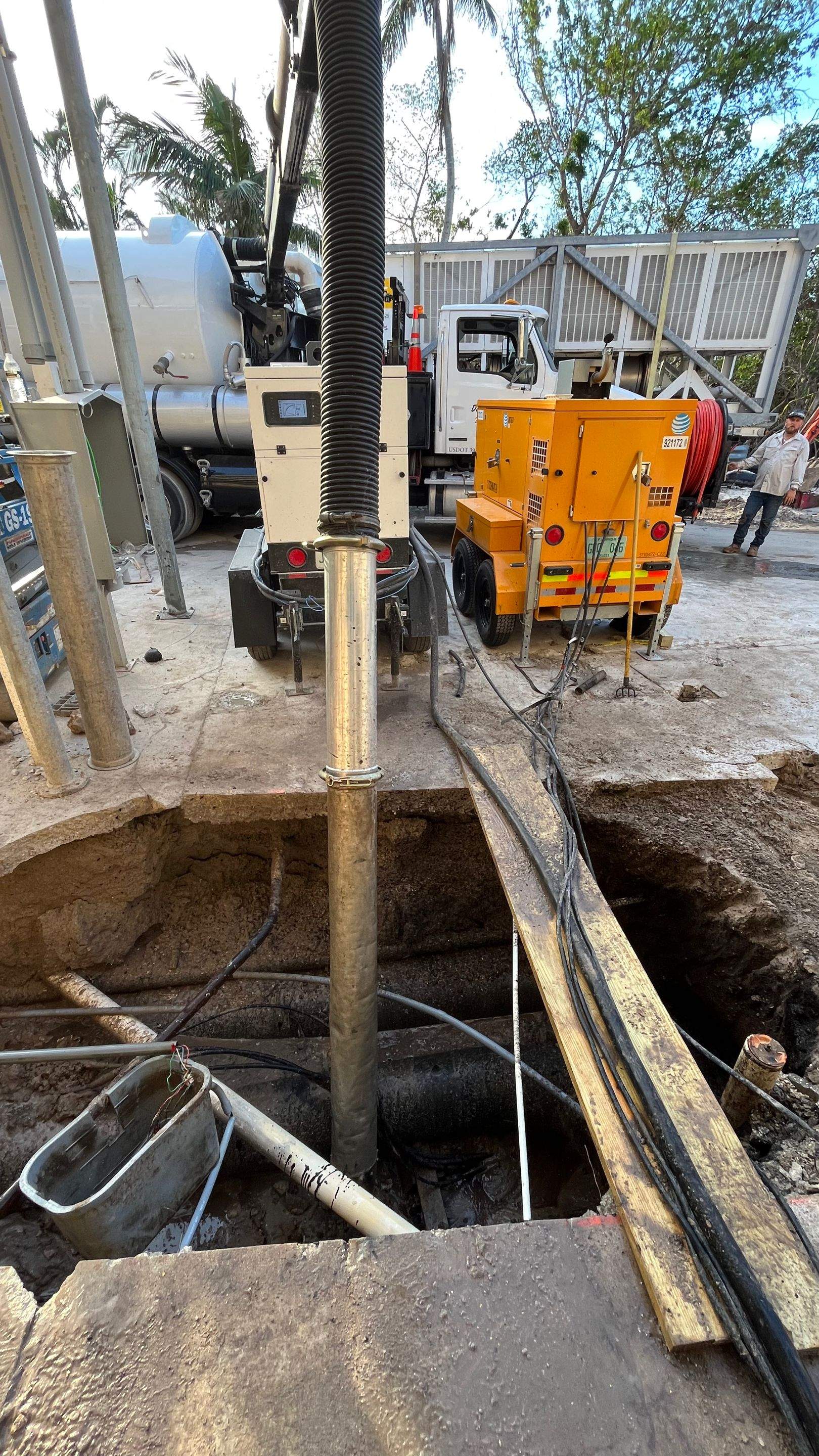 Ritz-Carlton NW Service Area Daylighting by Don Mar, Inc. Storm Water Solutions