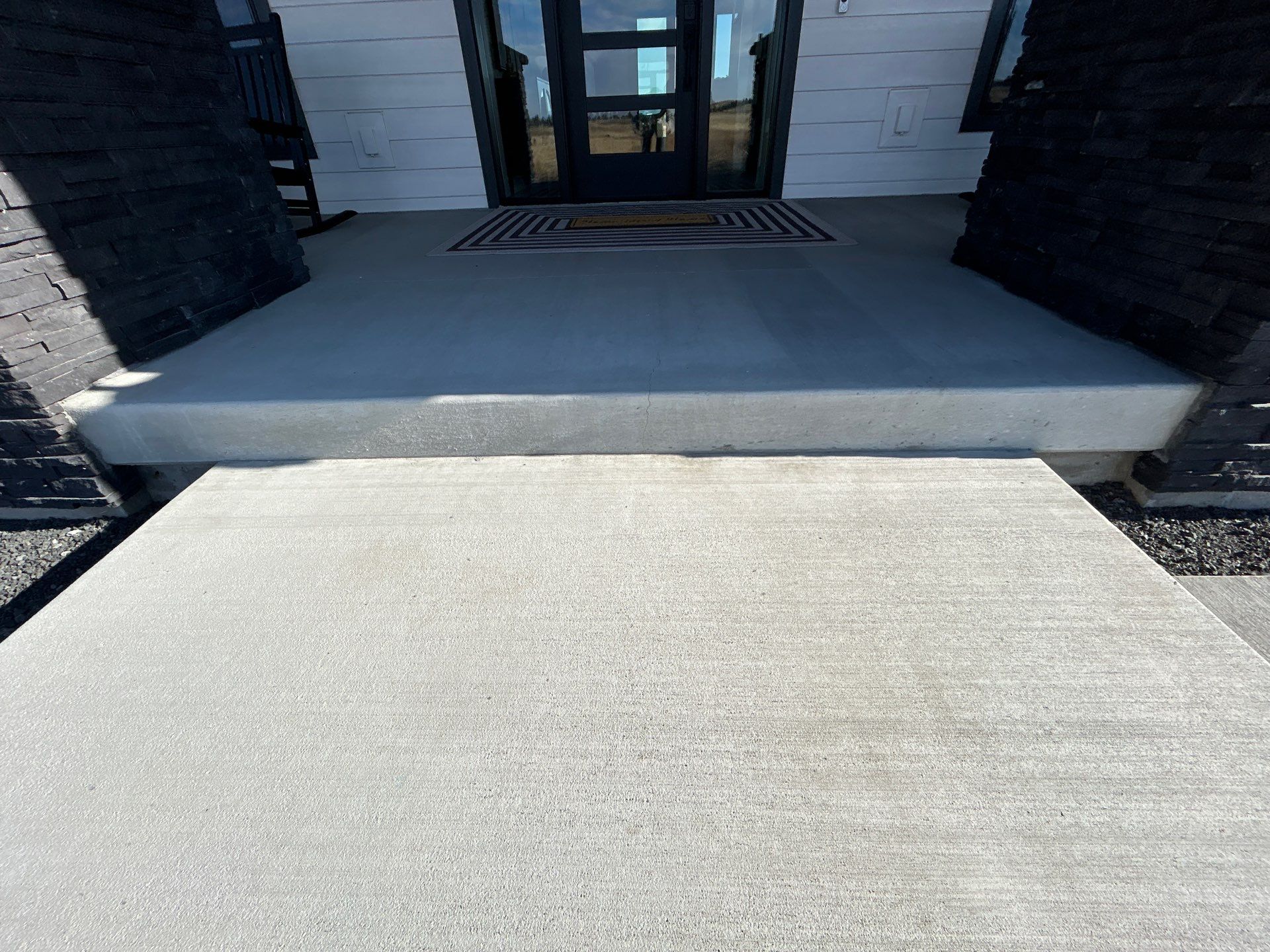 Concrete Porch and Patio Coating Transformation in Spangle by Croc Coatings, LLC