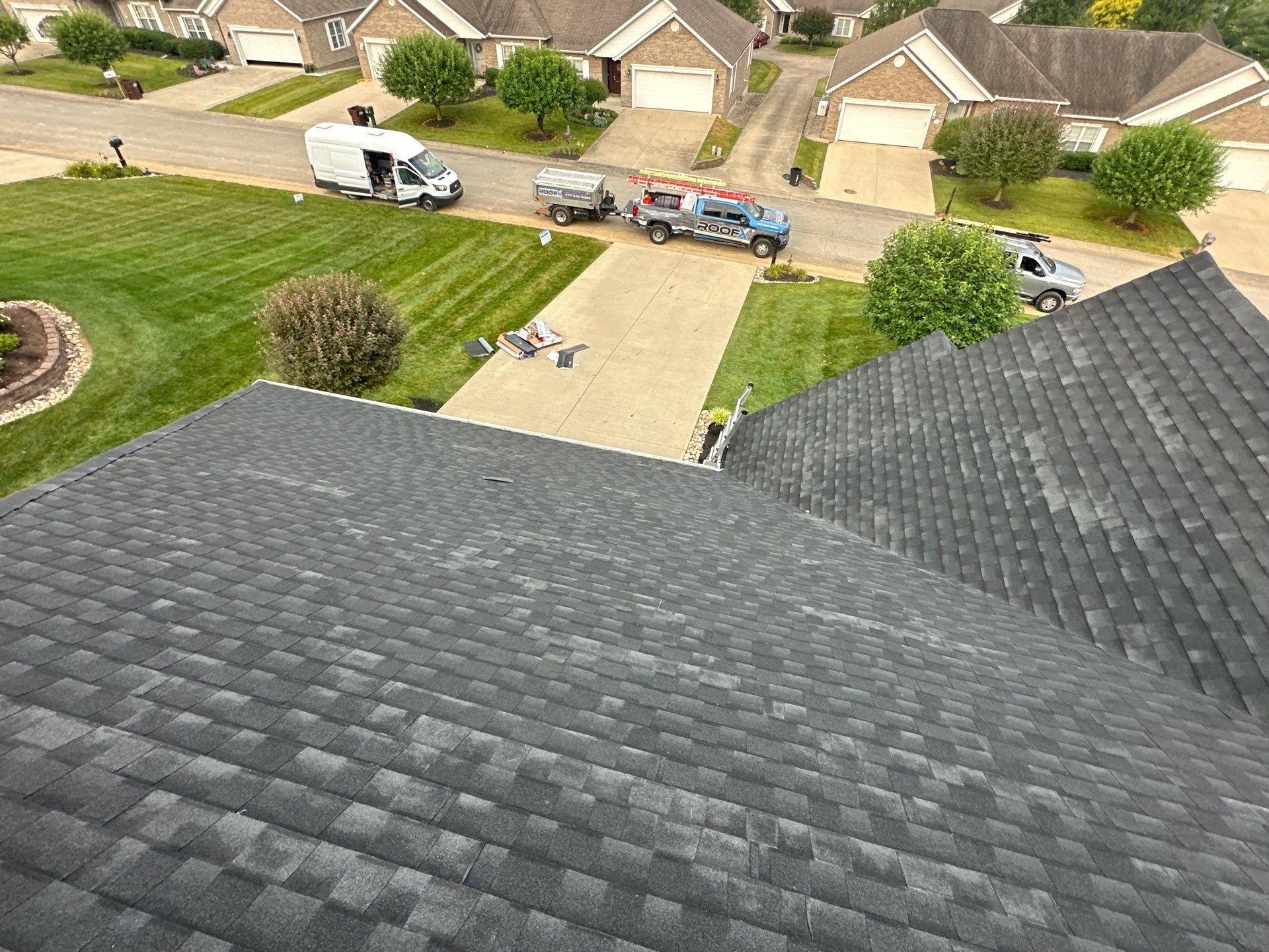 Residential Roofing Installation using Timberline UHDZ Shingles - Charcoal by RoofX 