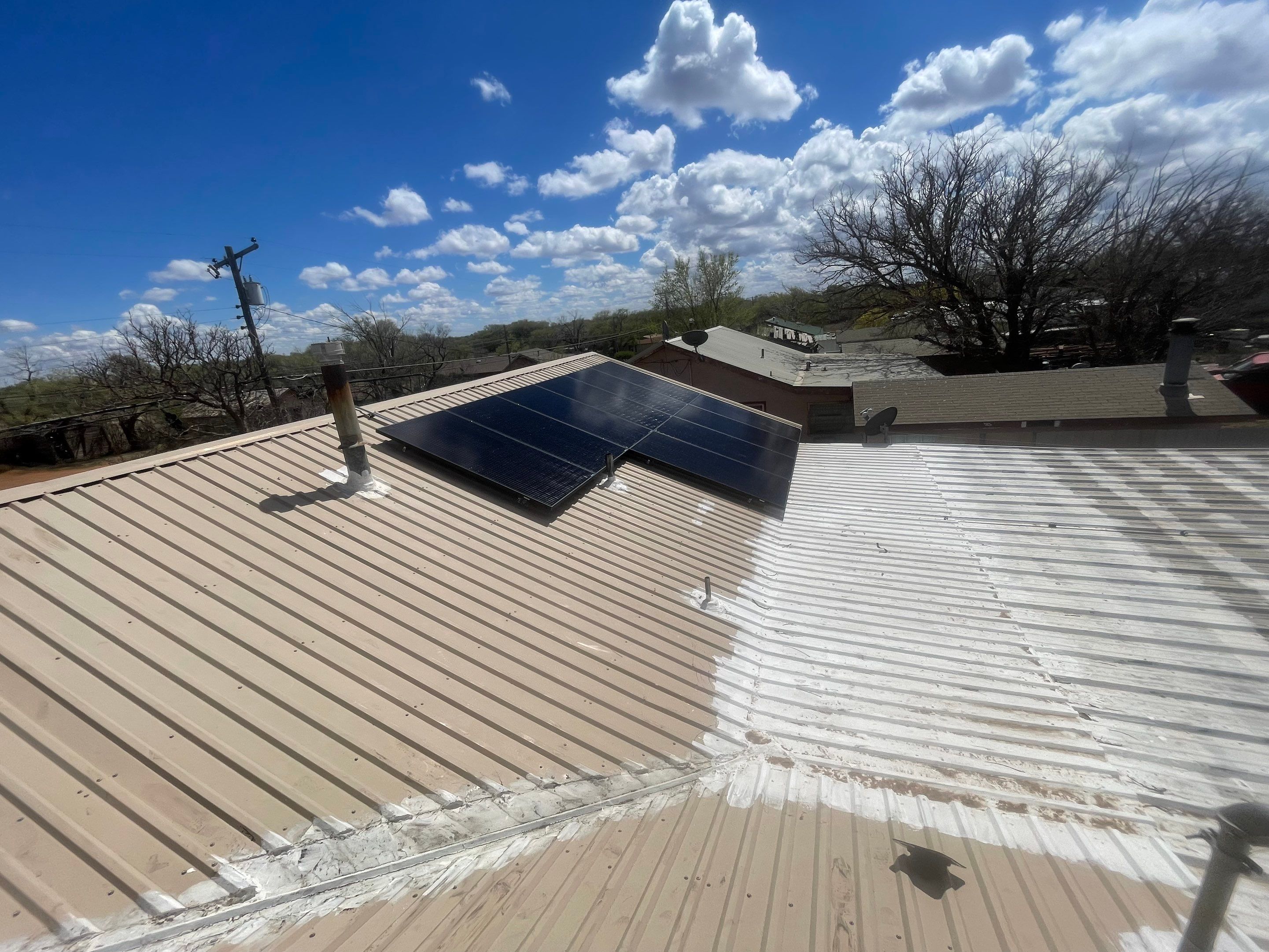 Project in Littlefield by Trojan Solar
