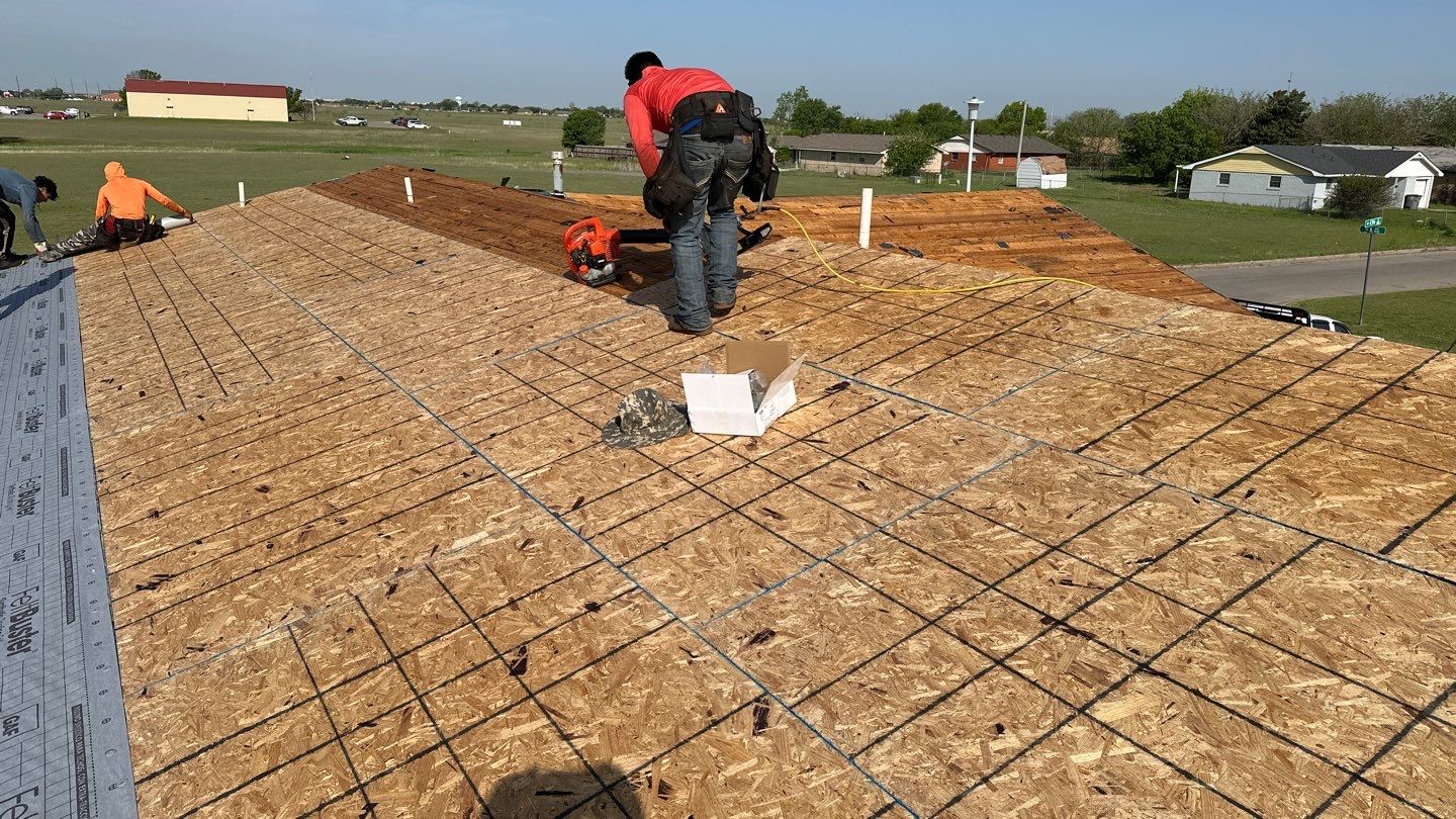 Class 4 Roof Replacement and Decking brought up to Code by BANA Roofing and Solar Supply