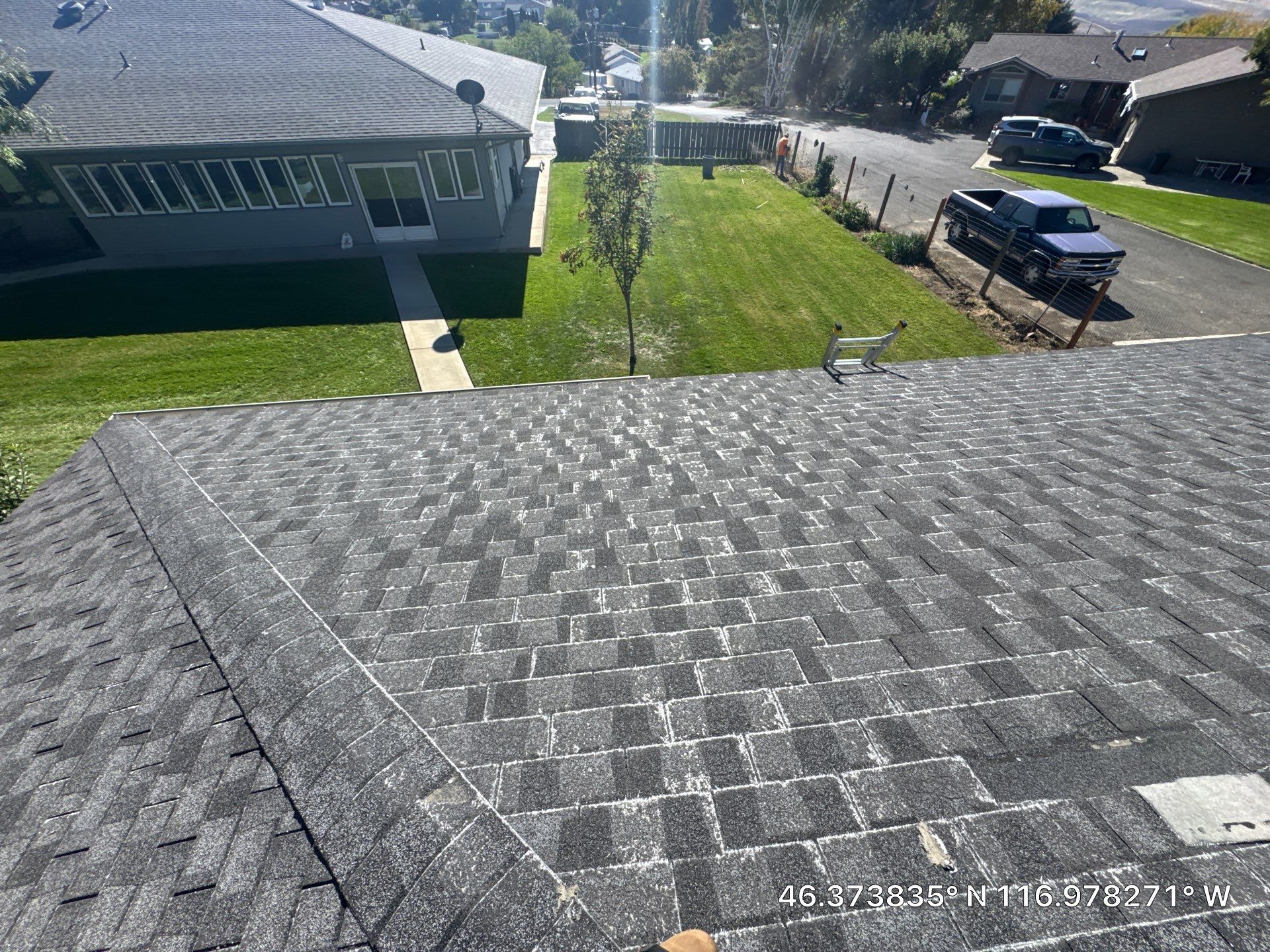 Lewiston Residential Roof and Garage Replacement with CertainTeed Shingles by Alpine Roofing