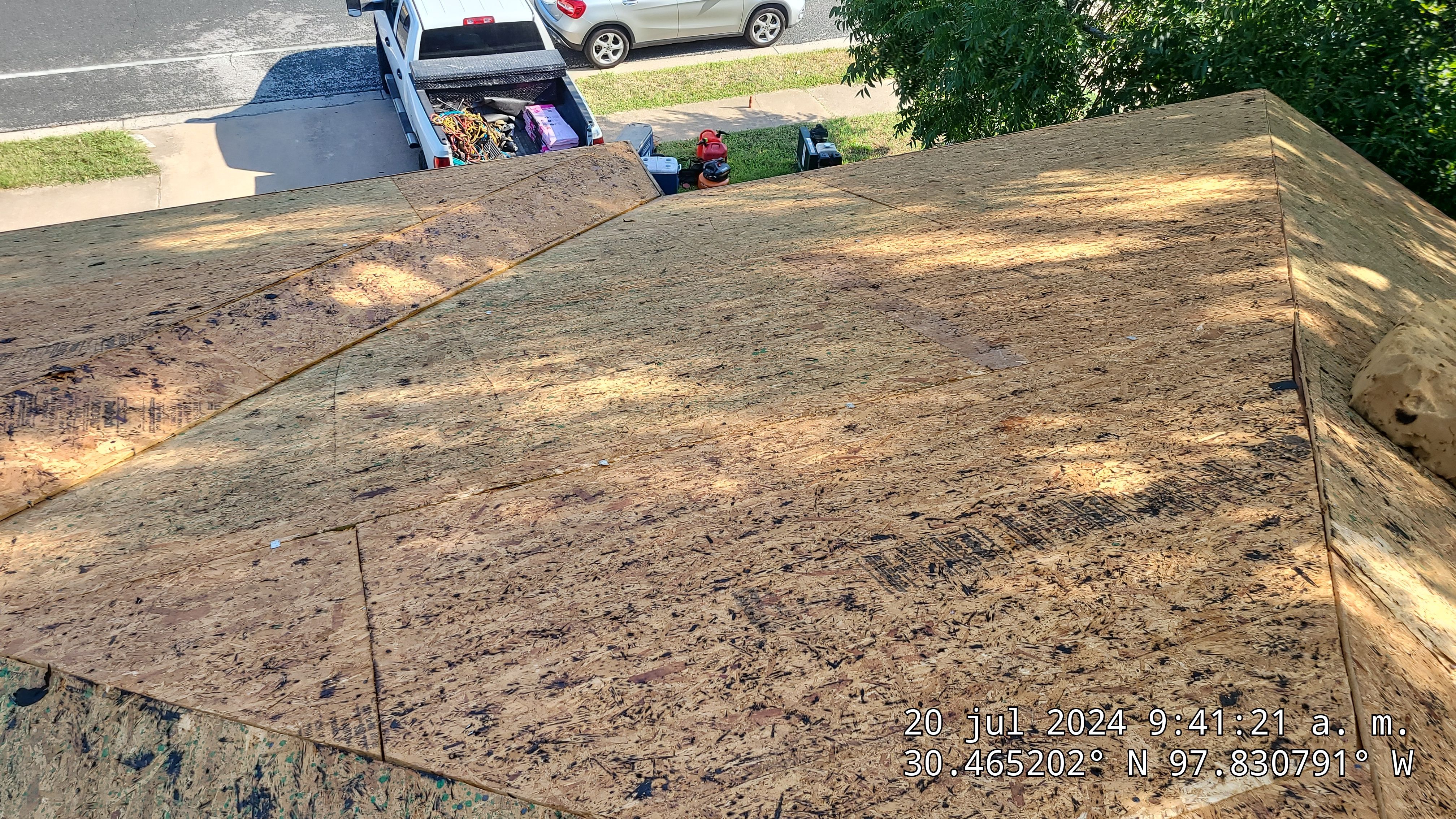 Architectural Shingle Roofing Replacement and Decking Repair in Cedar Park by Caliber Restoration LLC
