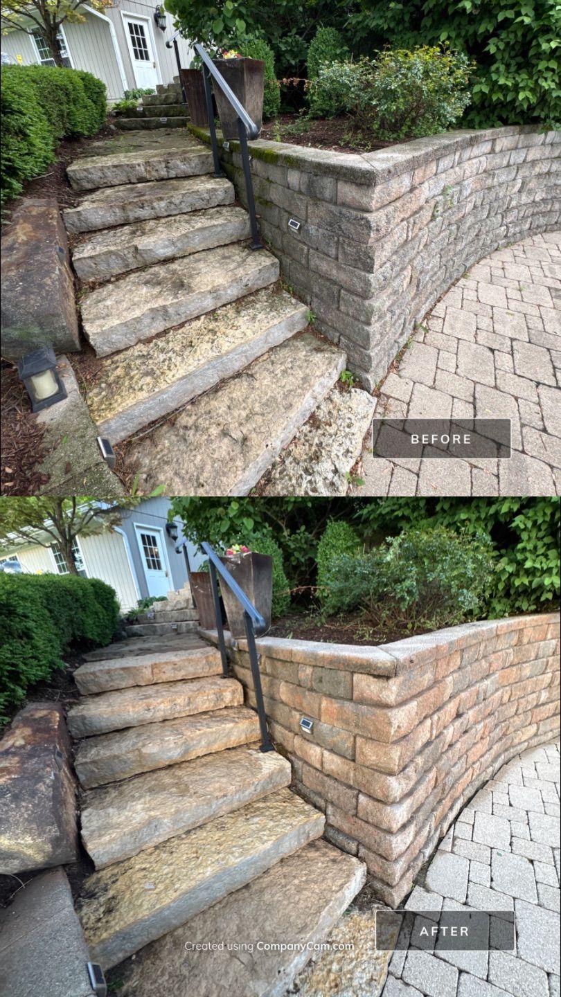 Project in Algonquin by Simmons Power & Soft Washing