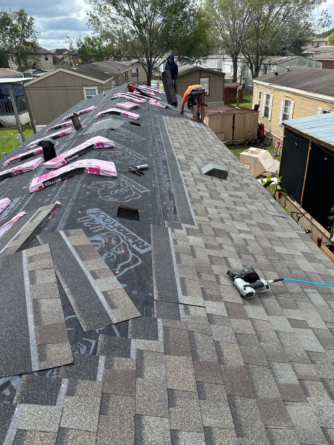 Residential Roofing Repair using Owen's Corning Duration (Lifetime) Shingles by Roof Repair Company