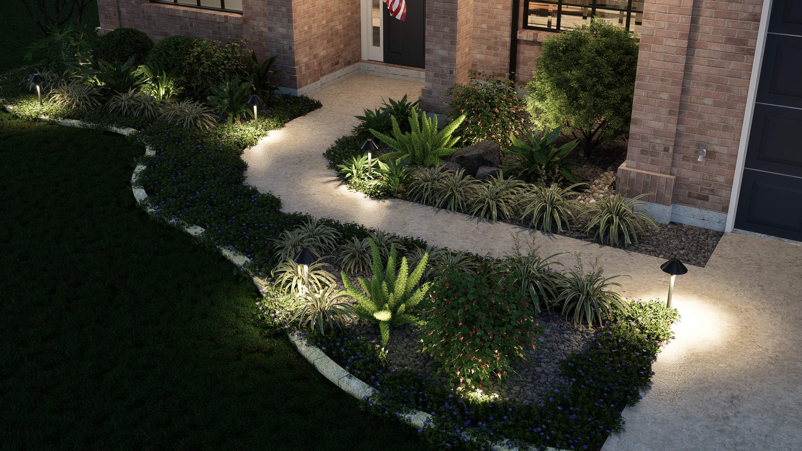 3D Design Render, San Antonio TX by Hole In One Lawns, LLC