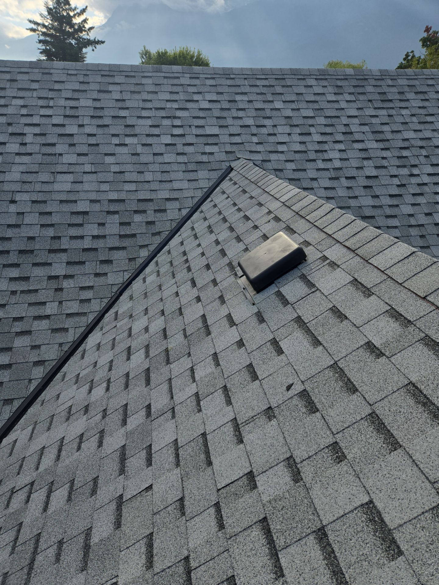 Commercial Re-Roof using IKO Dual Grey by Top Notch Roofing Inc