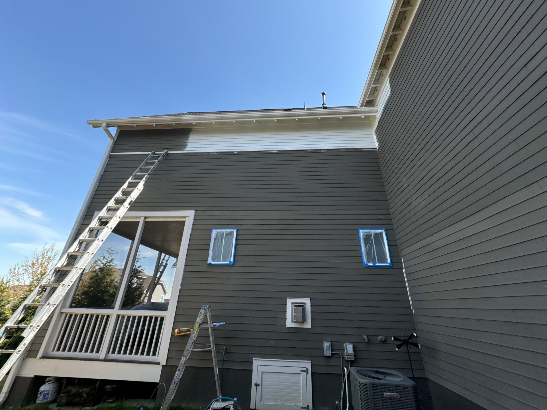 Full exterior painting by GonzalezPainters & Contractors Inc 