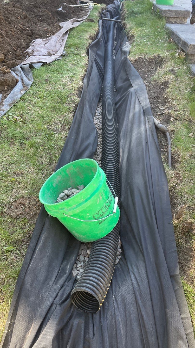 Foundation Drainage Board & French Drain in Southwest Minneapolis by Waterproofing Northeast