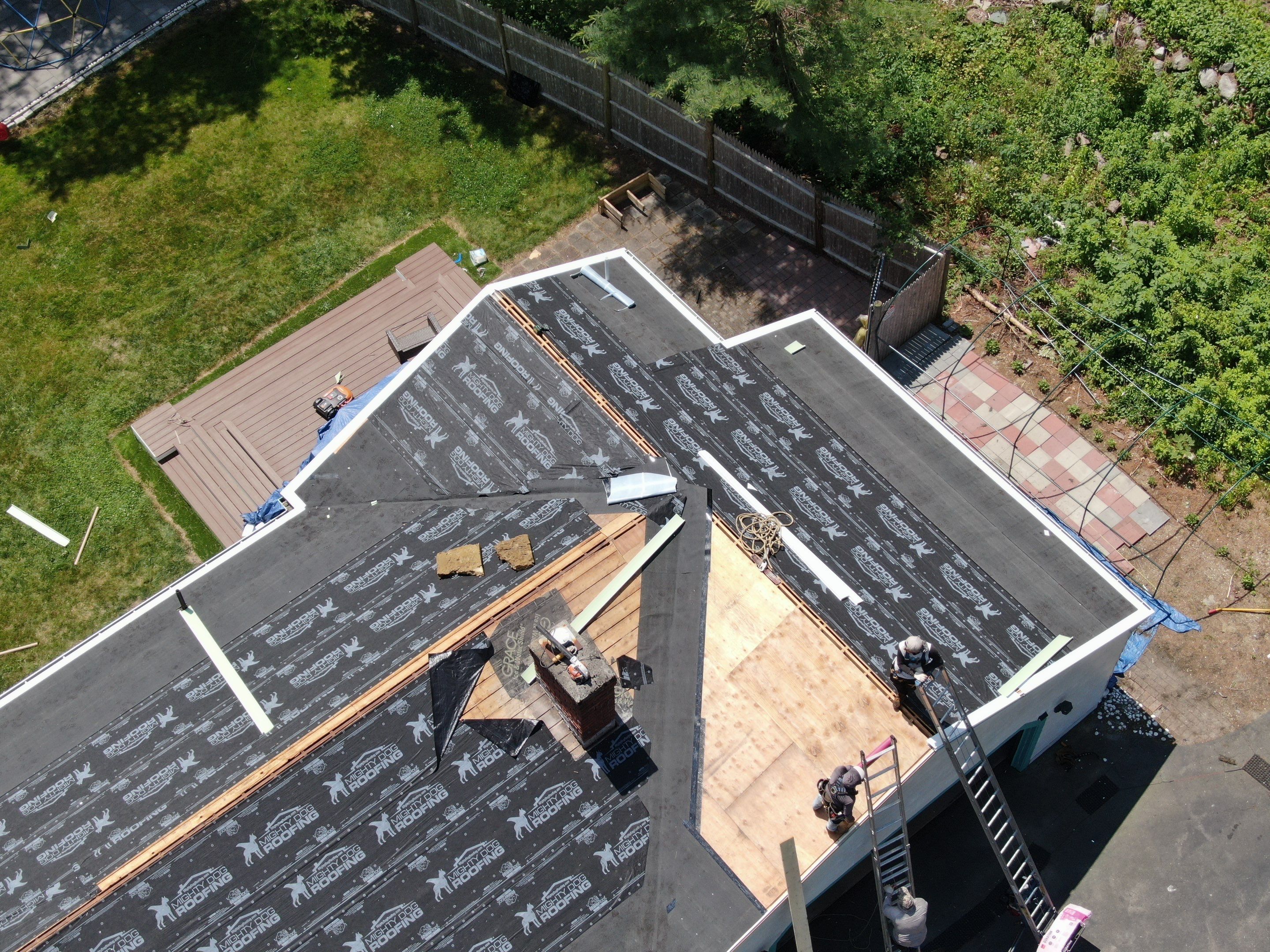 Roof Replacement with Gutter Guards – Westford, MA by Mighty Dog Roofing of Greater Middlesex County