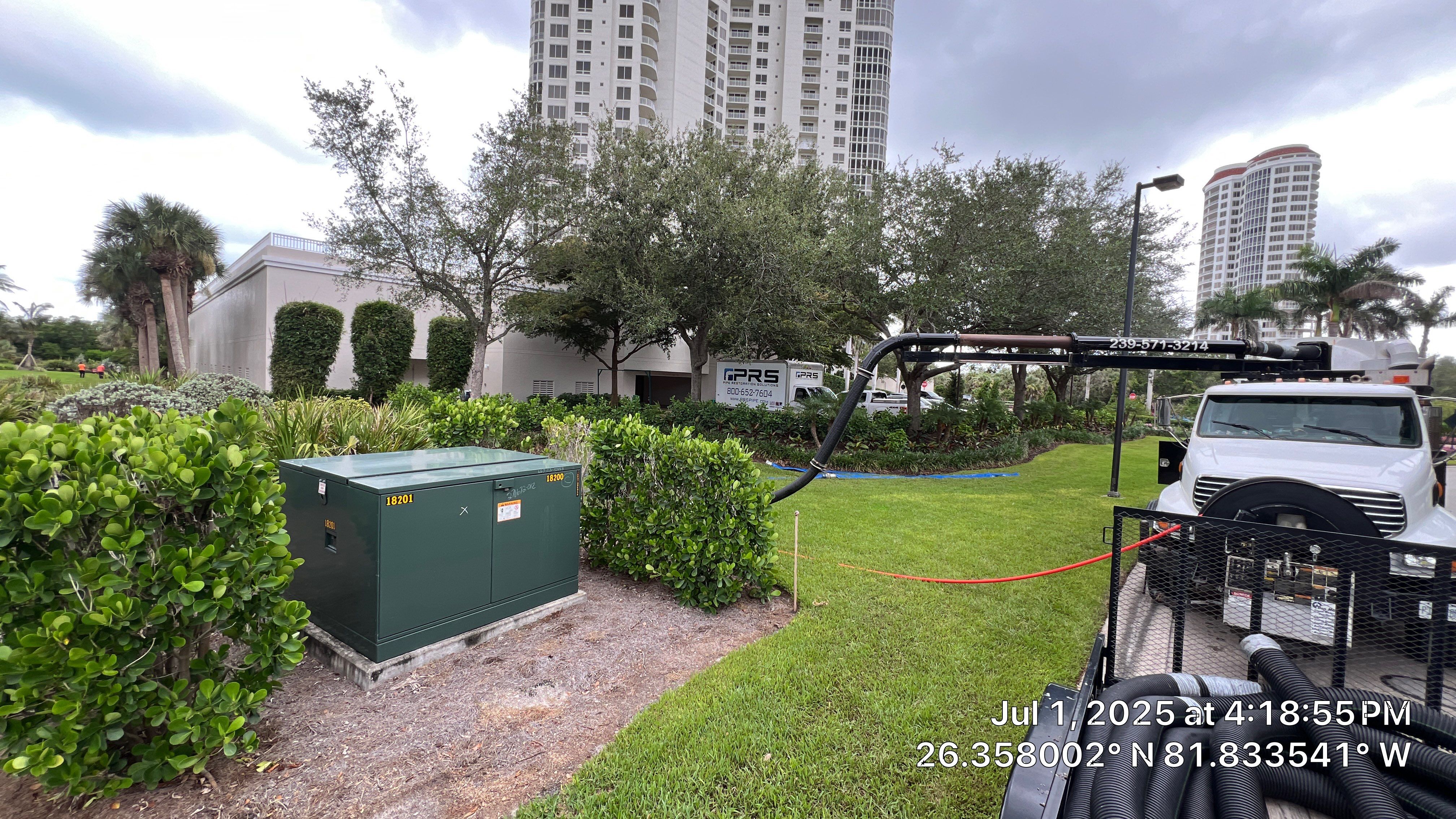 Bonita Bay Condo Stormwater Maintenance with PRS by APS Power & Water