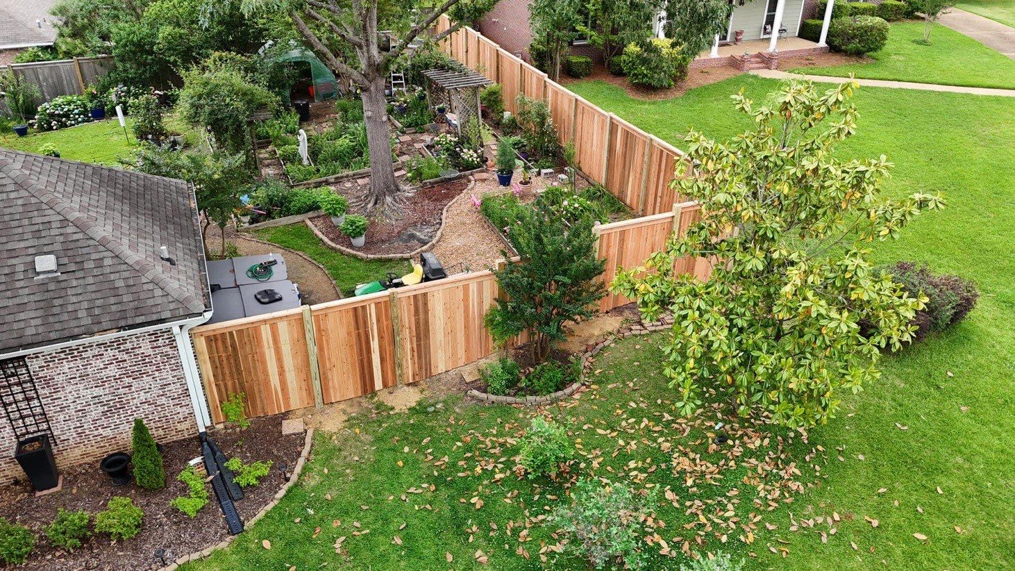 8' Cedar Good Neighbor 6x6 by Roberson Construction LLC