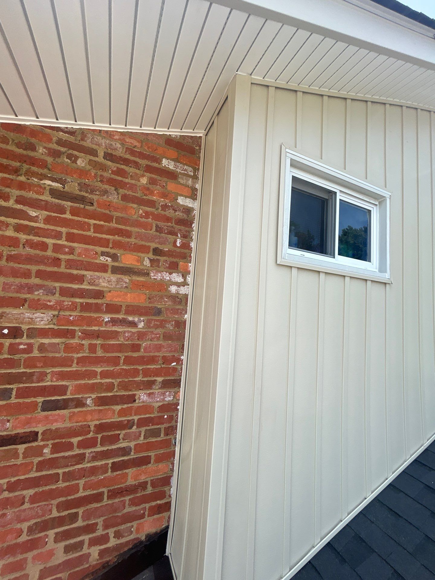 Fairfax: Residential Siding Replacement with CertainTeed 8" Board and Batten Siding in Desert Tan by RM Banning, Inc.