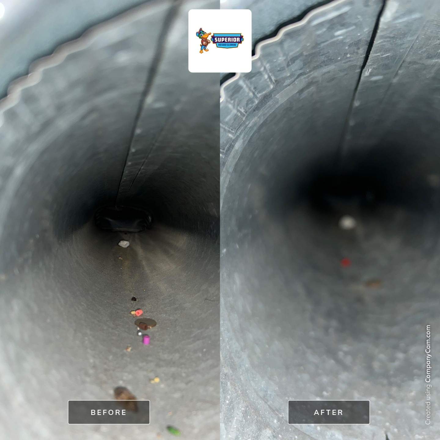 Air Duct Cleaning With a Vacuum Truck in Cranberry Twp, PA by Superior Air Duct Cleaning